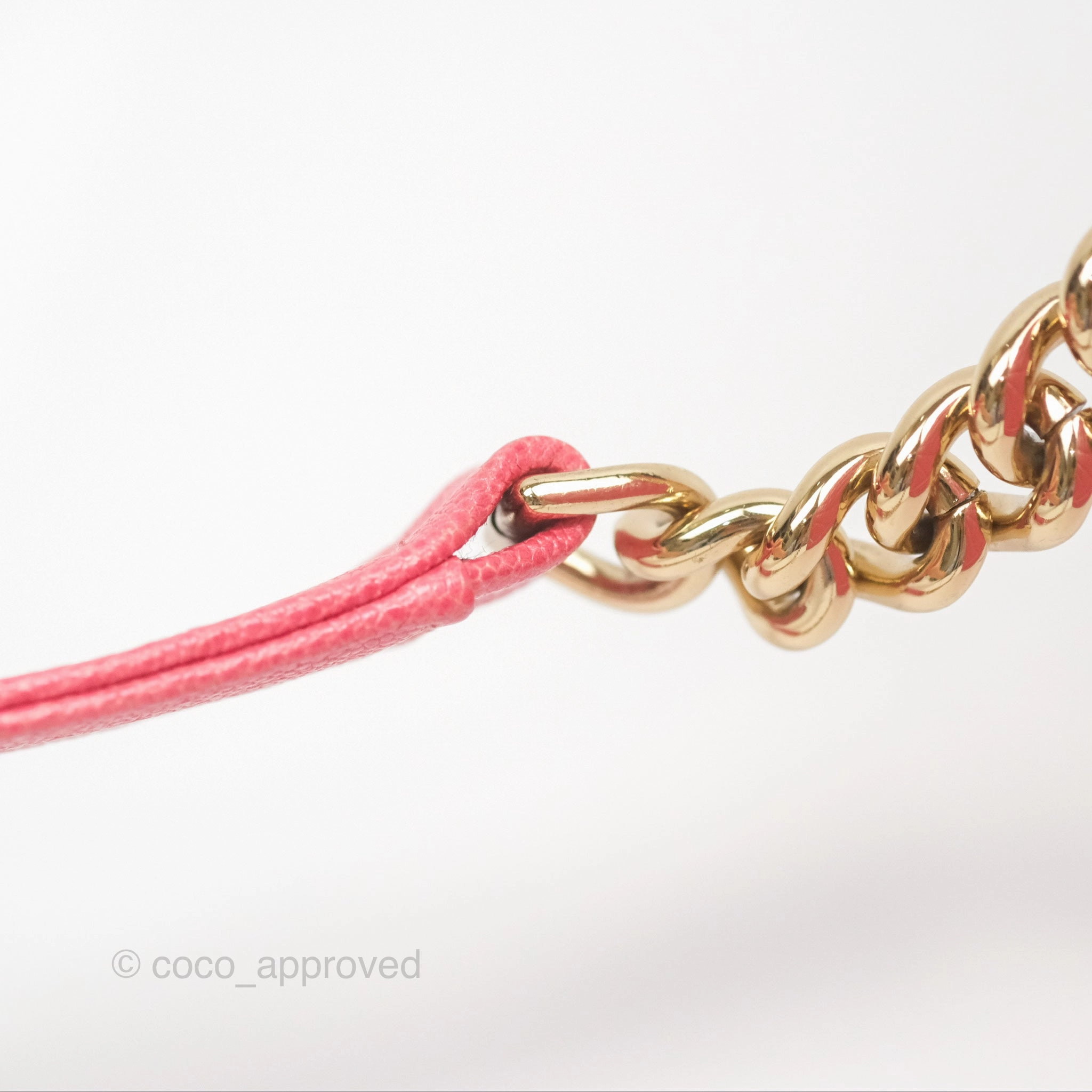 Chanel Quilted North South Boy Flap Iridescent Pink Caviar Gold Hardware