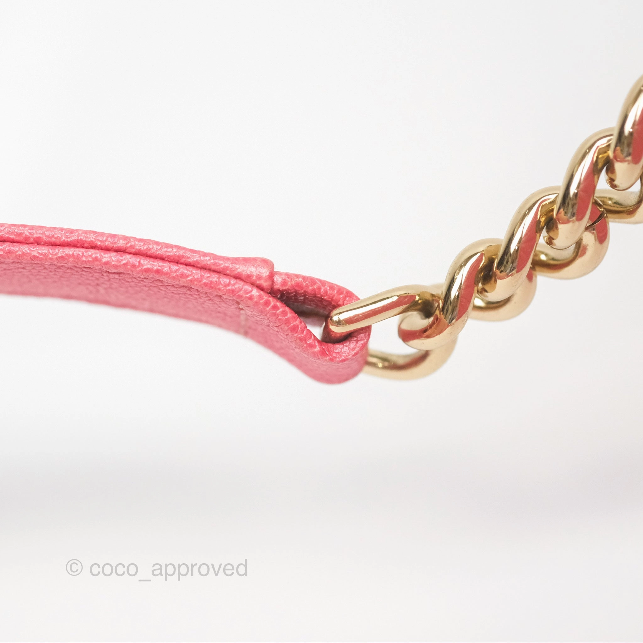 Chanel Quilted North South Boy Flap Iridescent Pink Caviar Gold Hardware