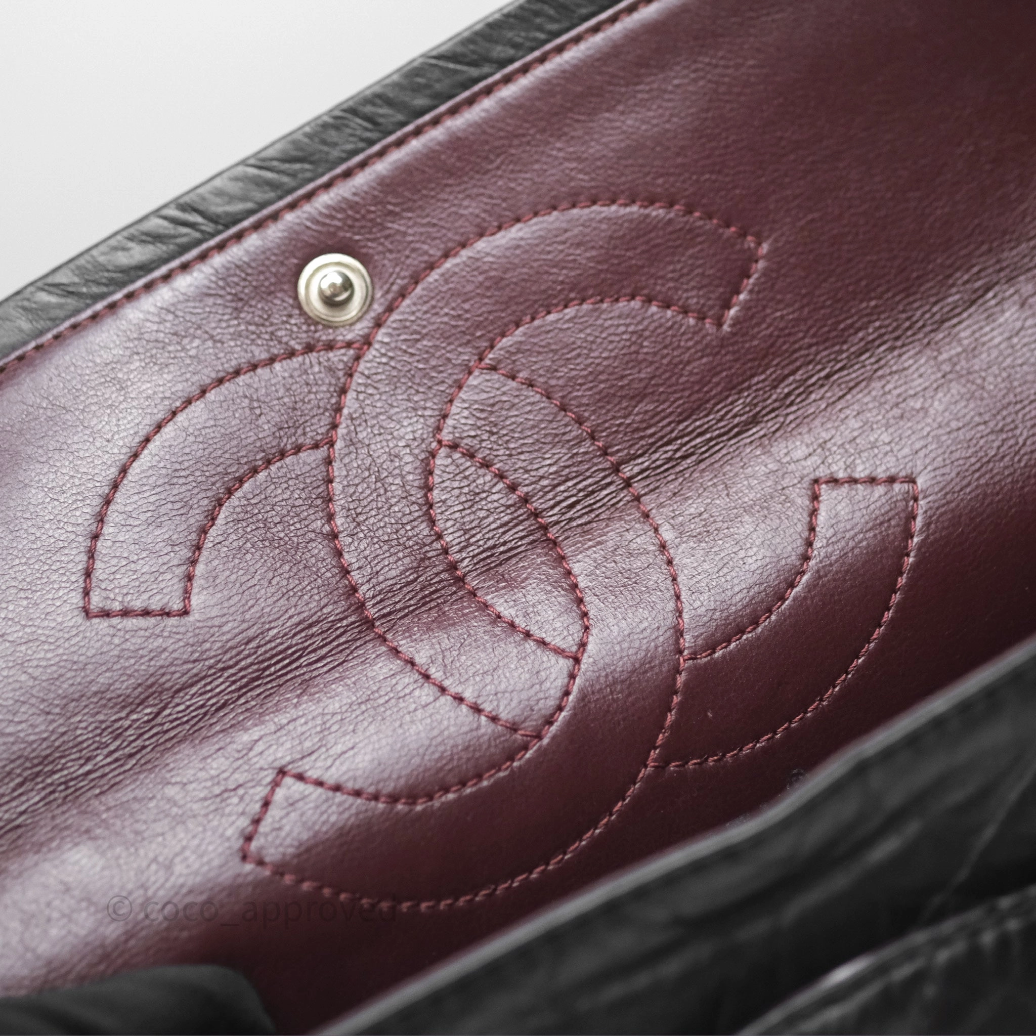 Chanel Quilted Reissue 226 Aged Calfskin Black Ruthenium Hardware