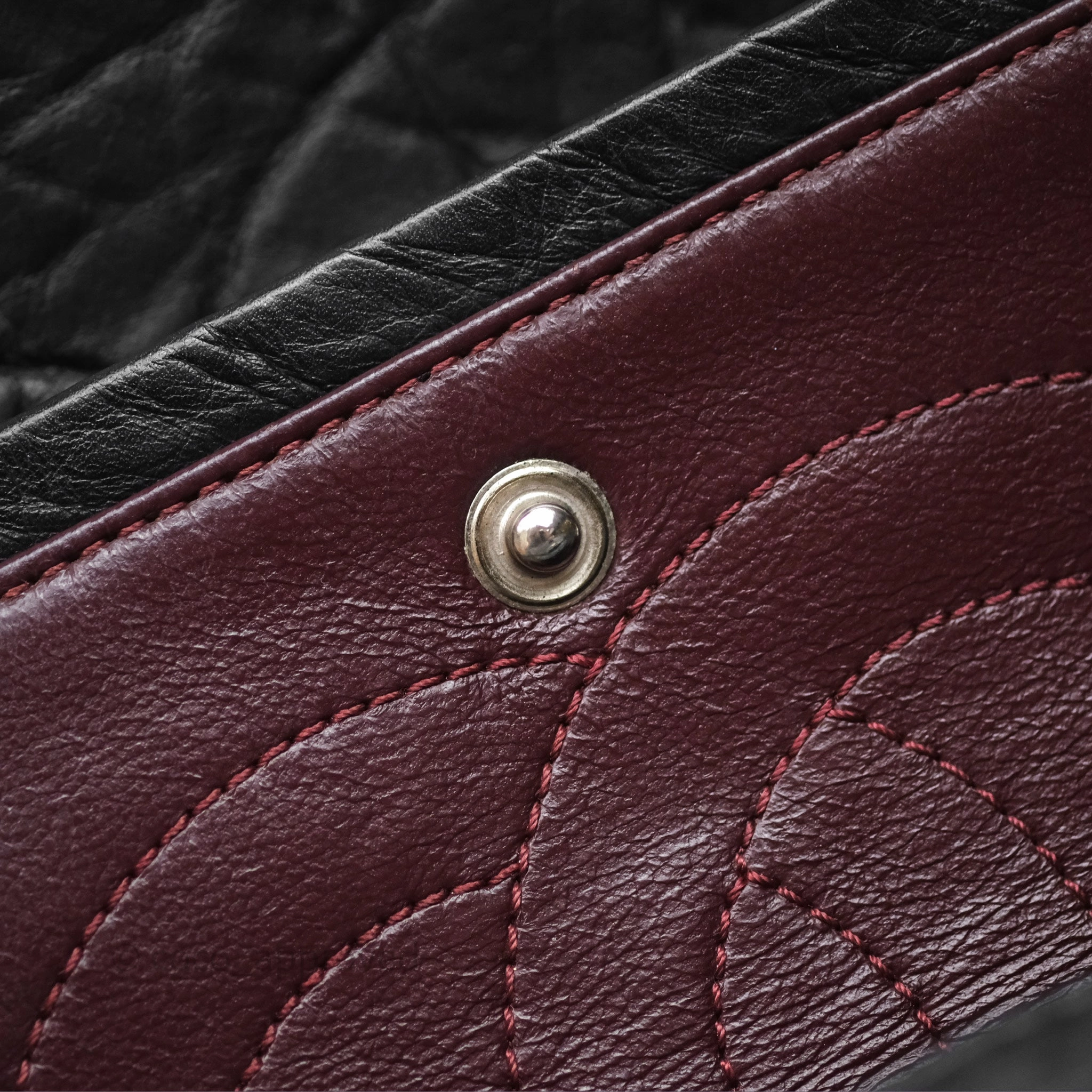 Chanel Quilted Reissue 226 Aged Calfskin Black Ruthenium Hardware