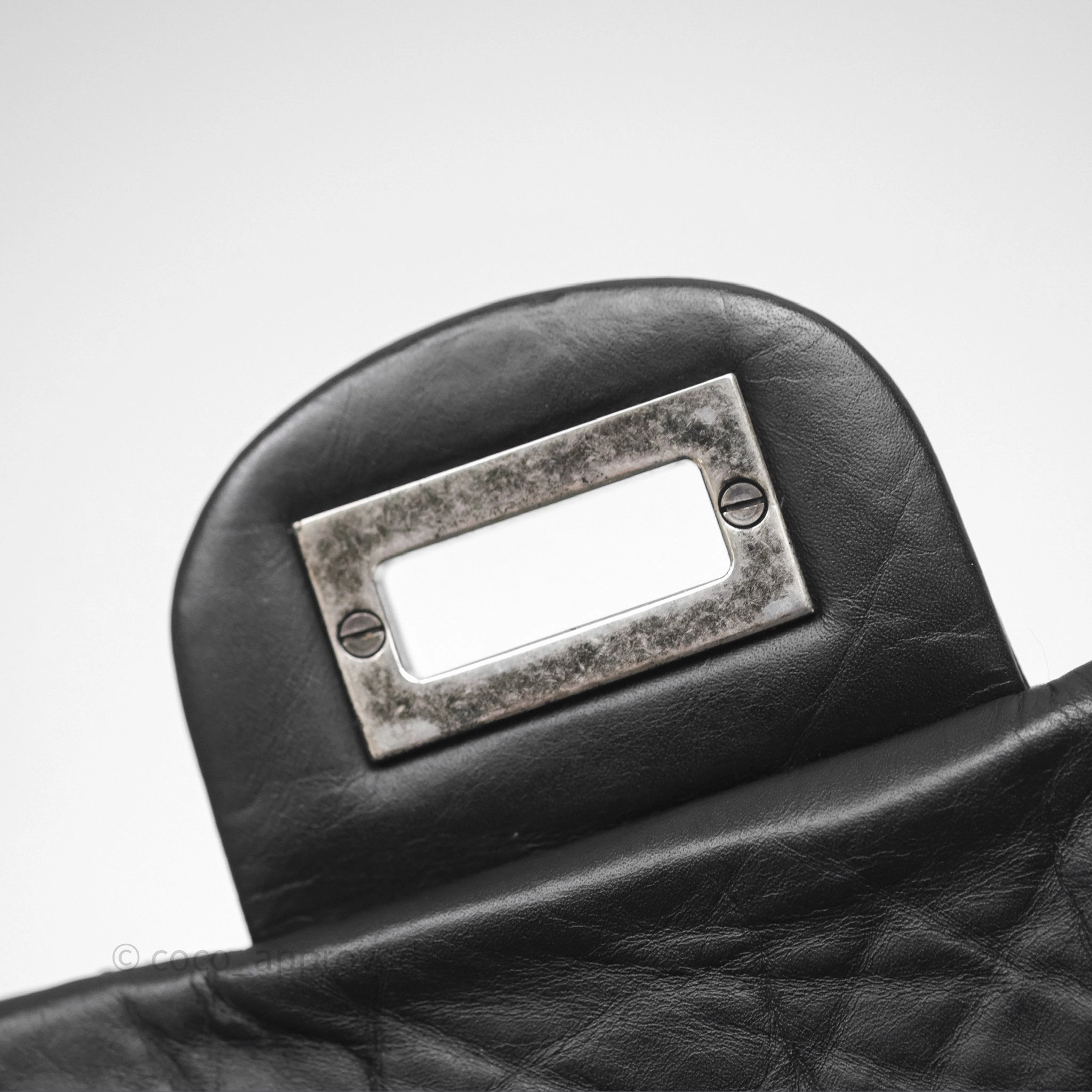 Chanel Quilted Reissue 226 Aged Calfskin Black Ruthenium Hardware