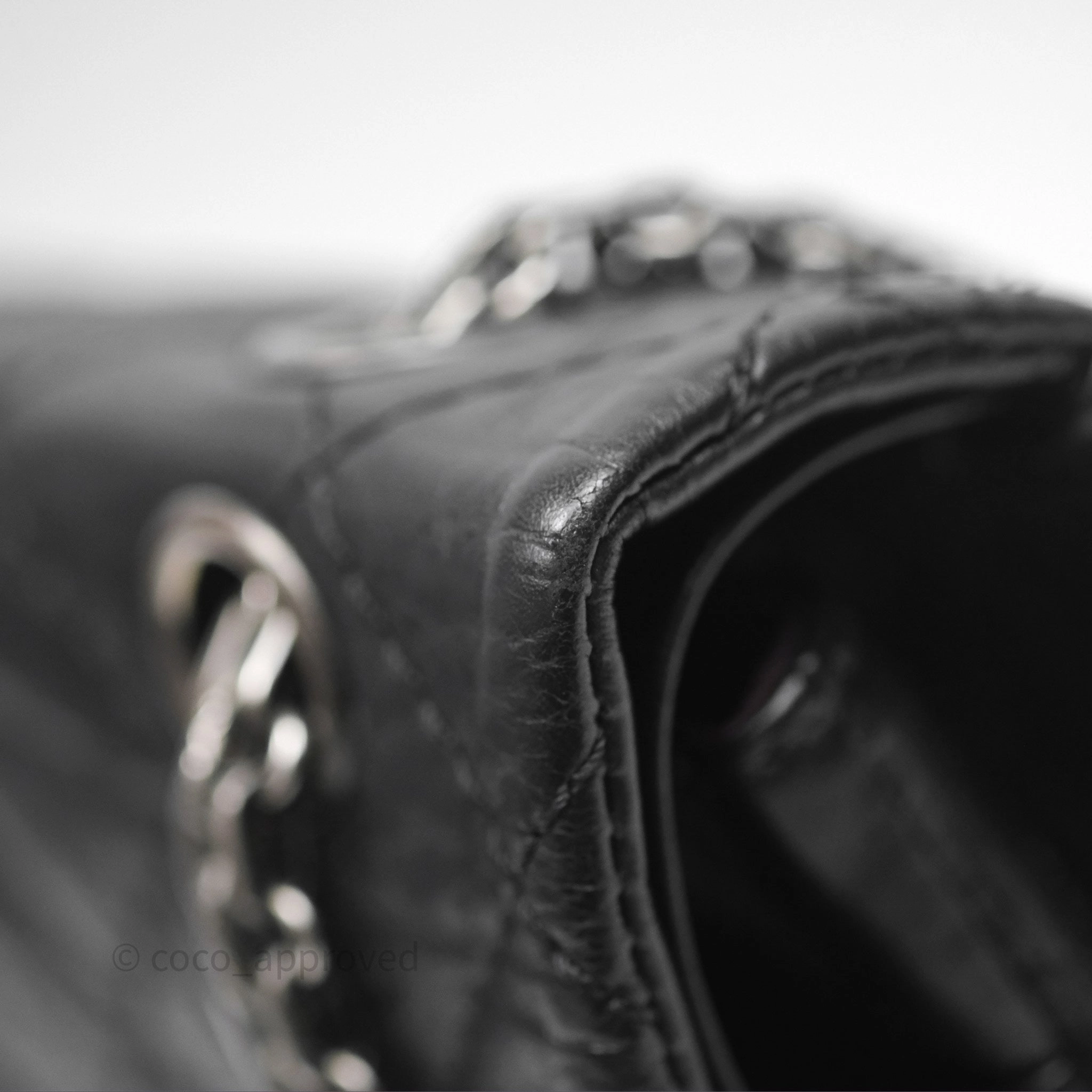 Chanel Quilted Reissue 226 Aged Calfskin Black Ruthenium Hardware