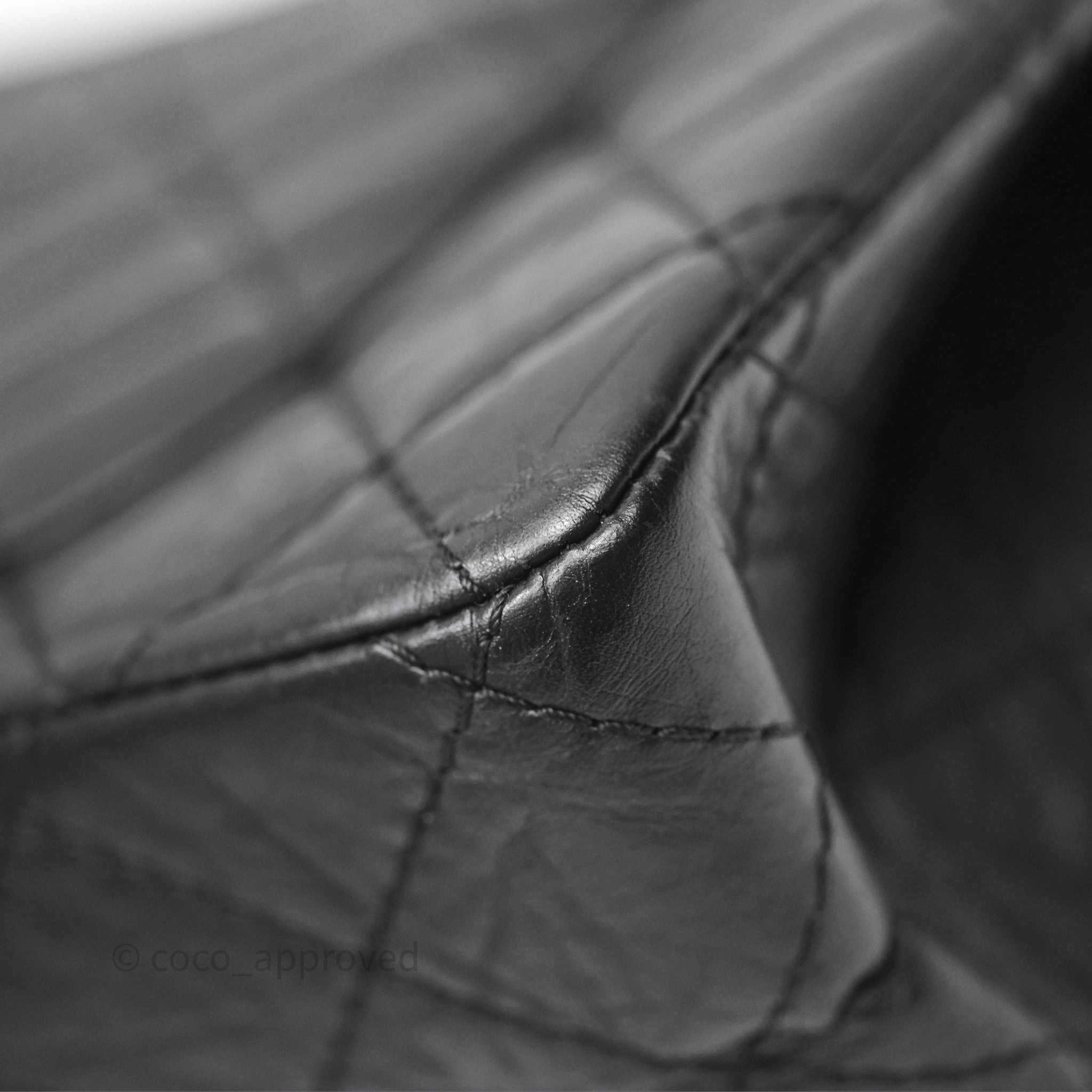 Chanel Quilted Reissue 226 Aged Calfskin Black Ruthenium Hardware