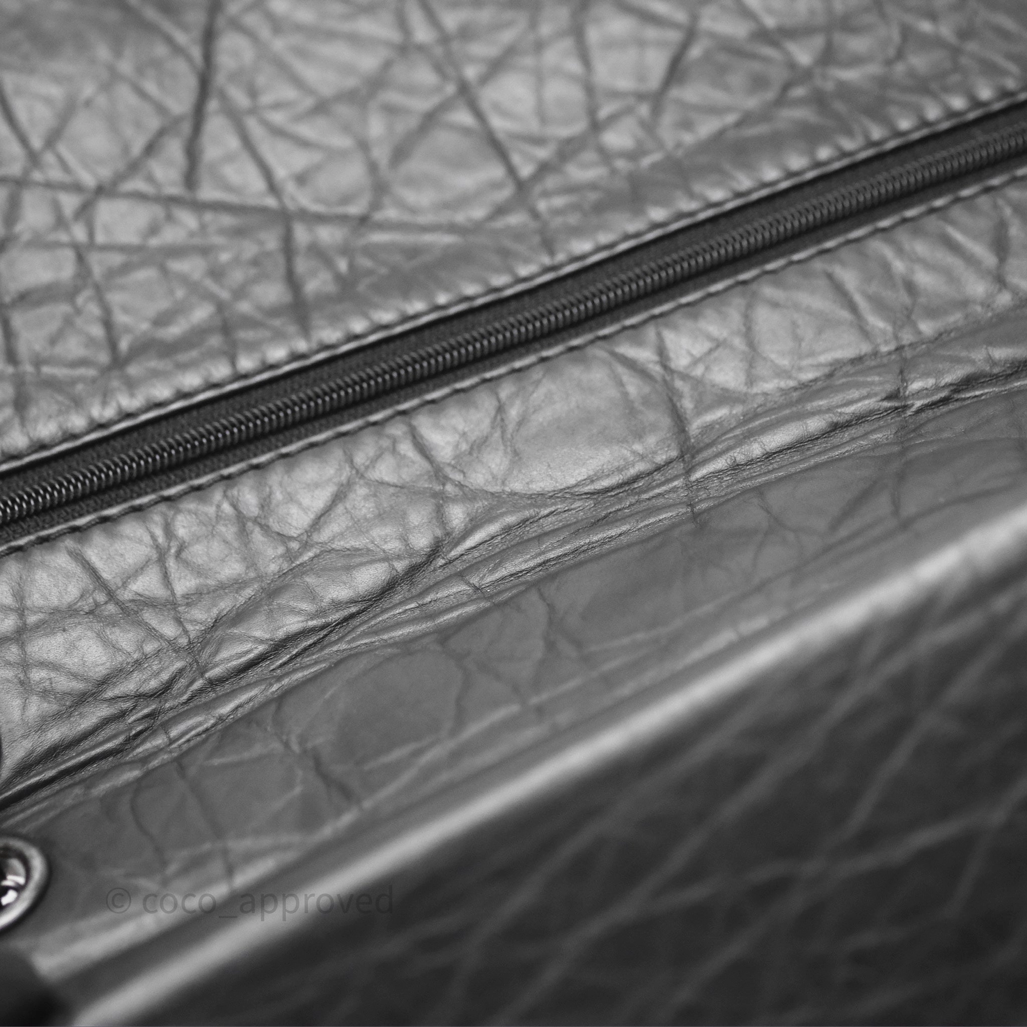 Chanel Quilted Reissue 226 Aged Calfskin Black Ruthenium Hardware
