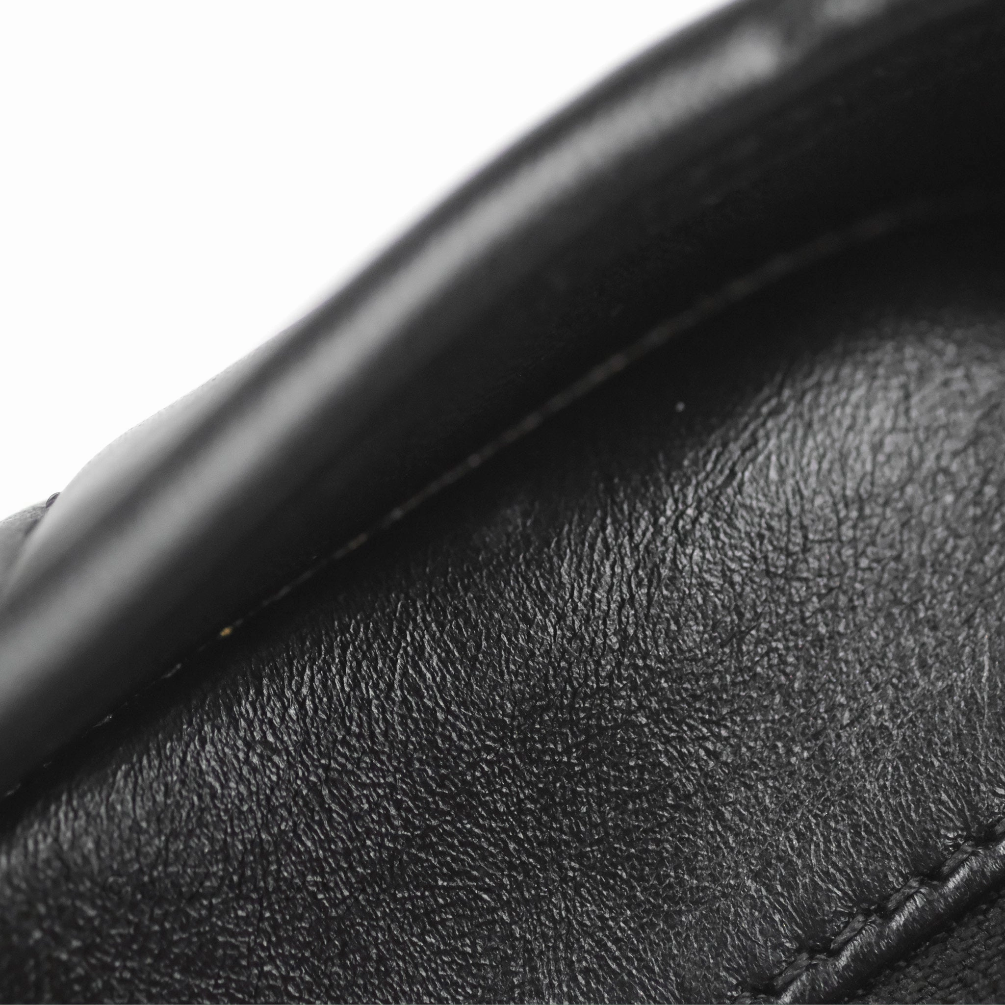 Chanel Quilted Small Gabrielle Hobo Black Aged Calfskin