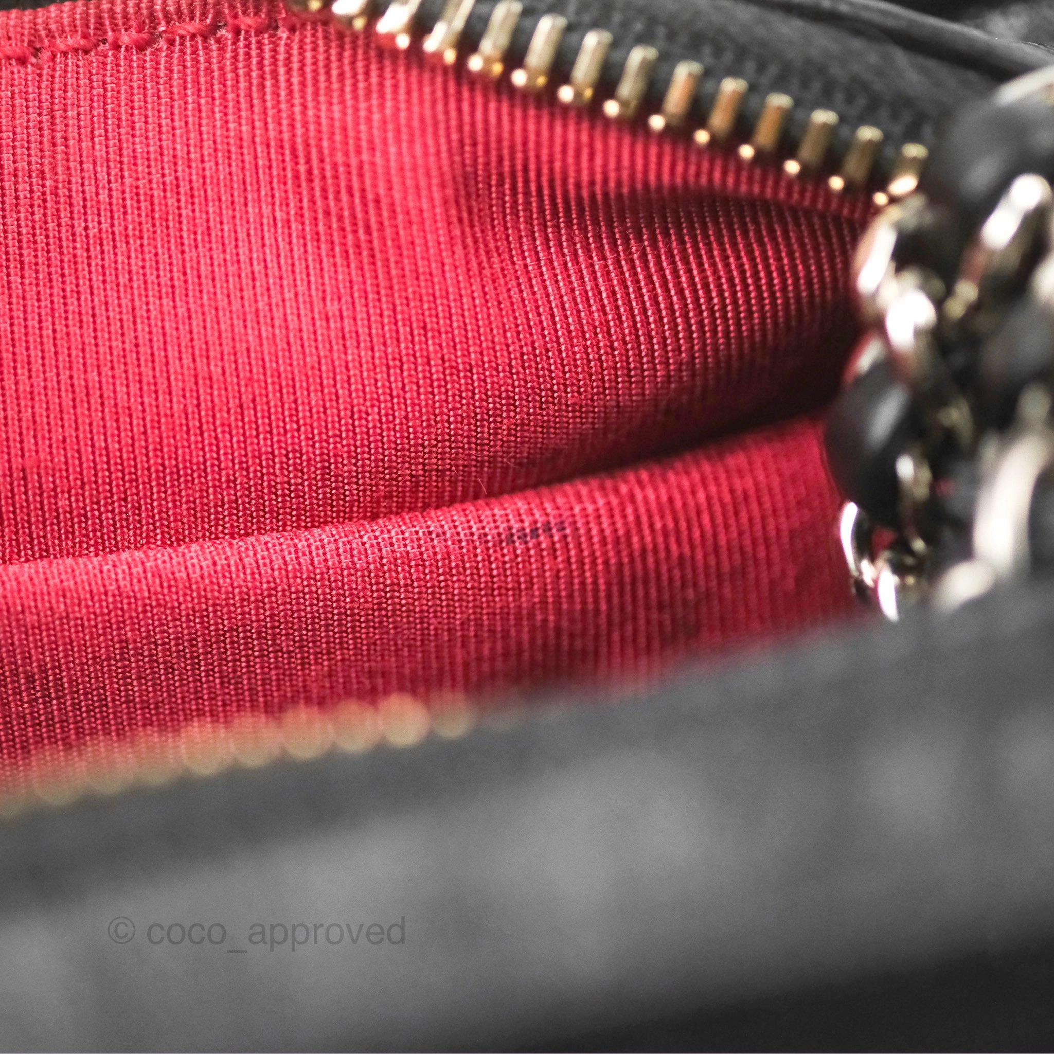 Chanel Quilted Small Gabrielle Hobo Black Aged Calfskin