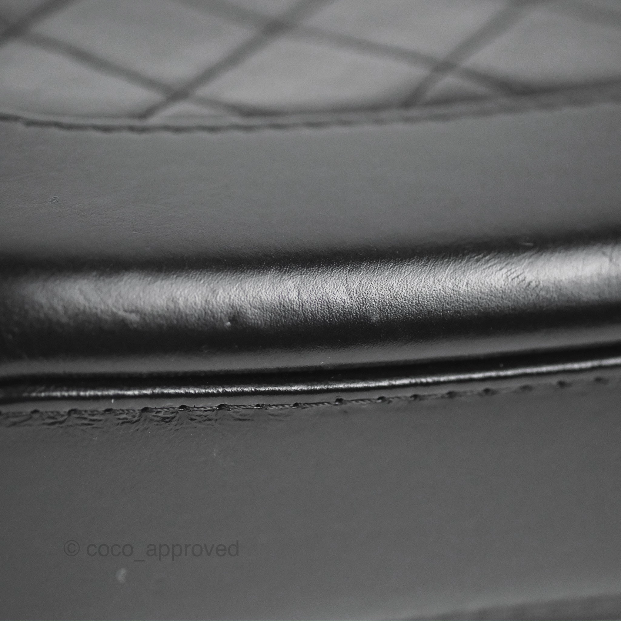 Chanel Quilted Small Gabrielle Hobo Black Aged Calfskin
