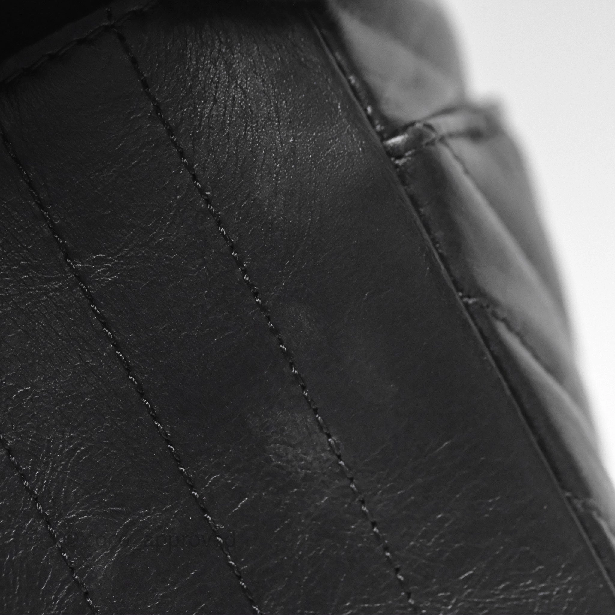 Chanel Reissue 225 Chevron Aged Calfskin So Black