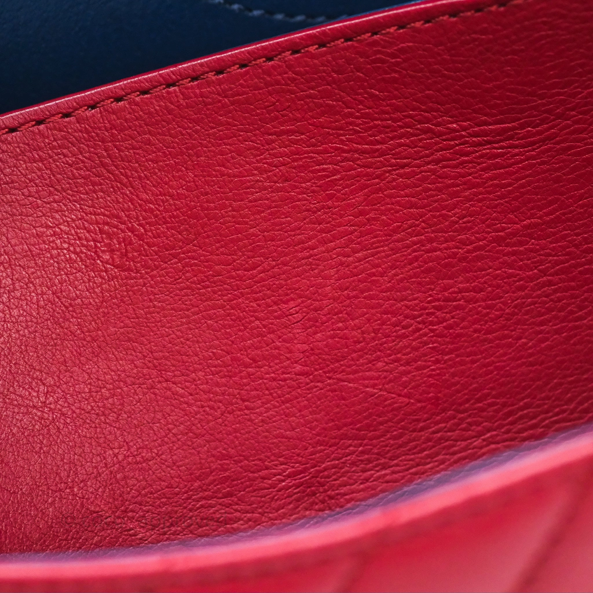Chanel Reissue 225 Chevron Red Aged Calfskin Aged Gold Hardware