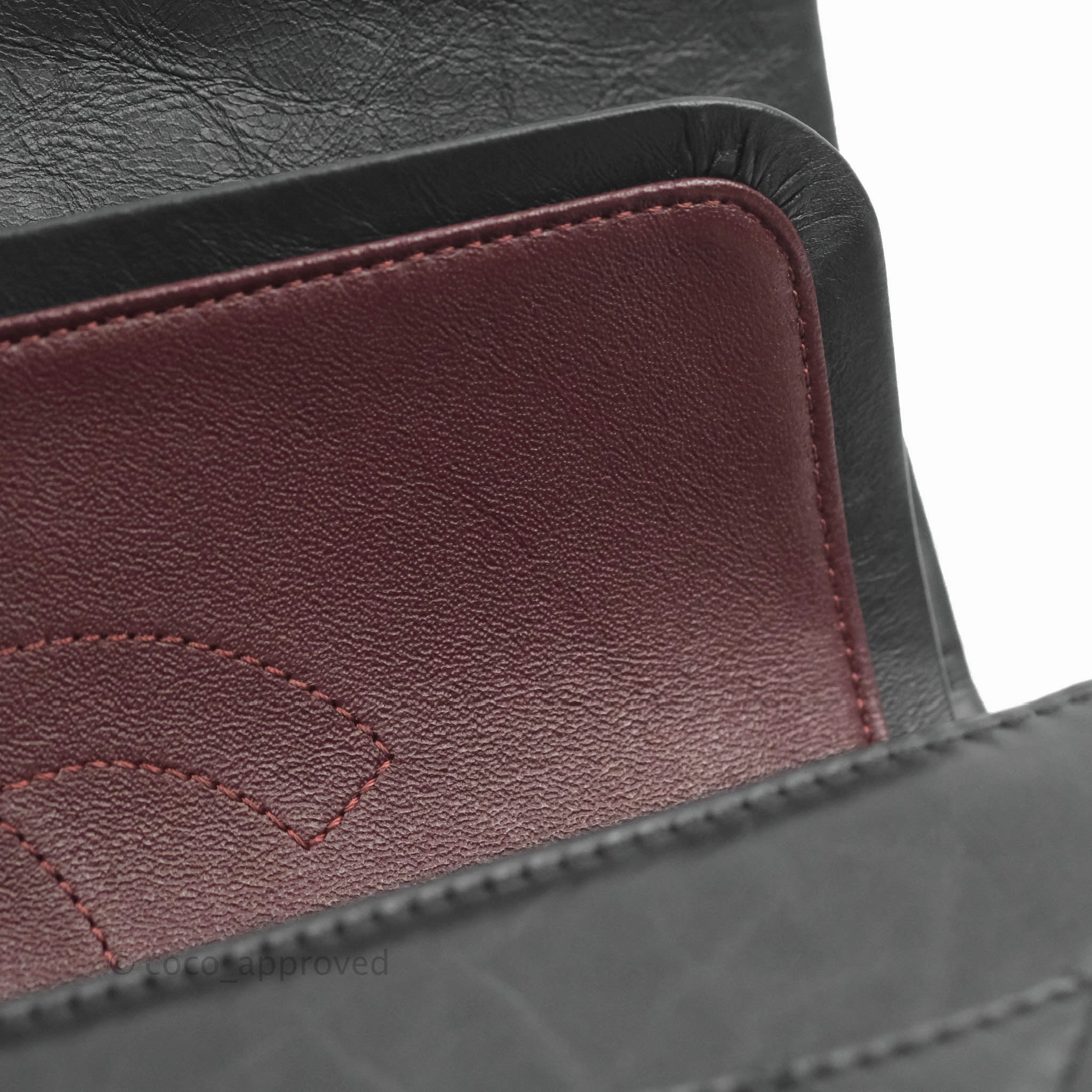 Chanel Reissue 225 Quilted Aged Calfskin Black Ruthenium Hardware