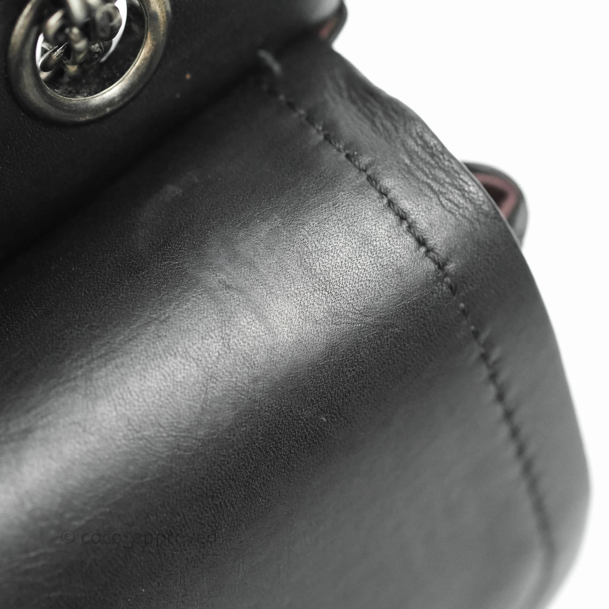 Chanel Reissue 225 Quilted Aged Calfskin Black Ruthenium Hardware