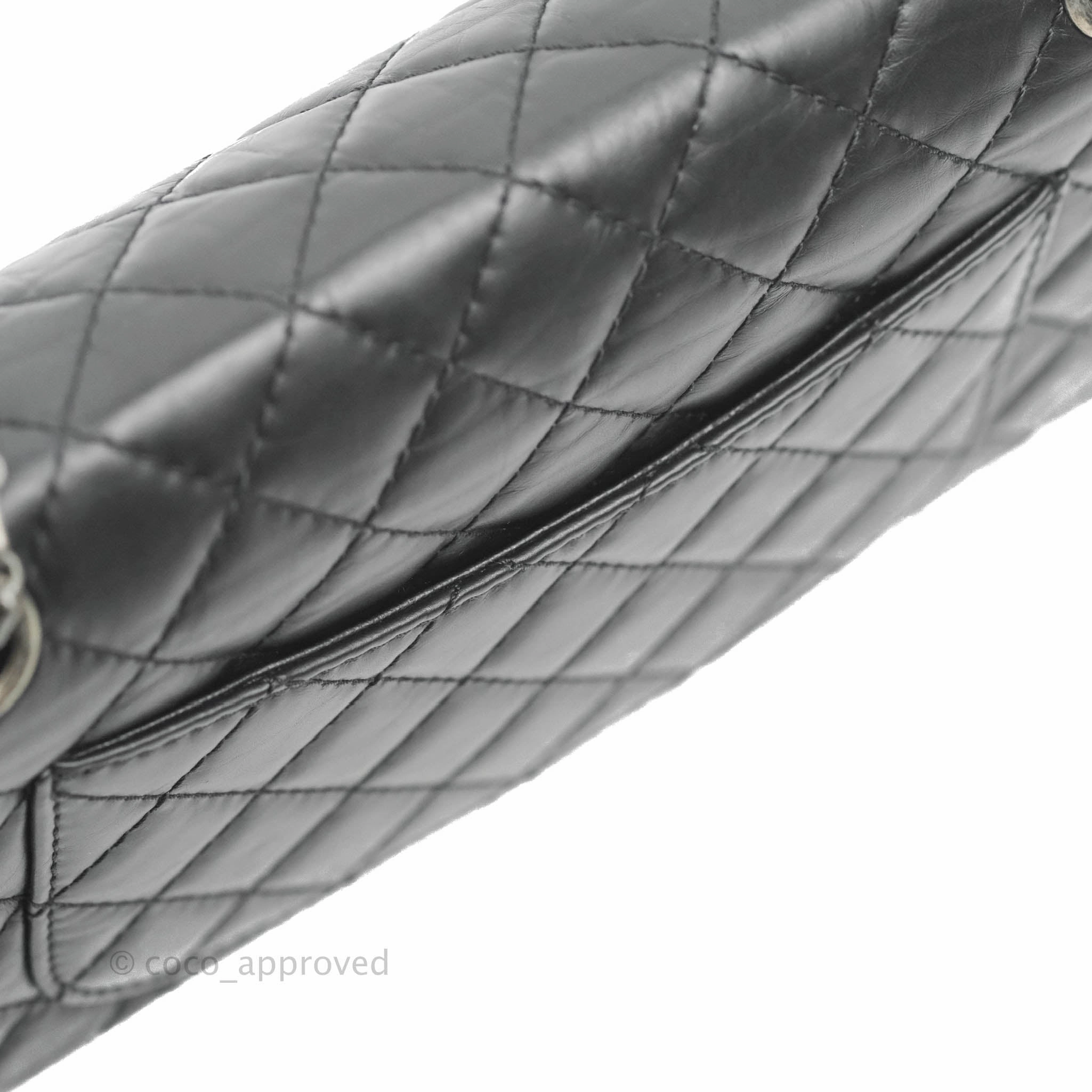Chanel Reissue 225 Quilted Aged Calfskin Black Ruthenium Hardware