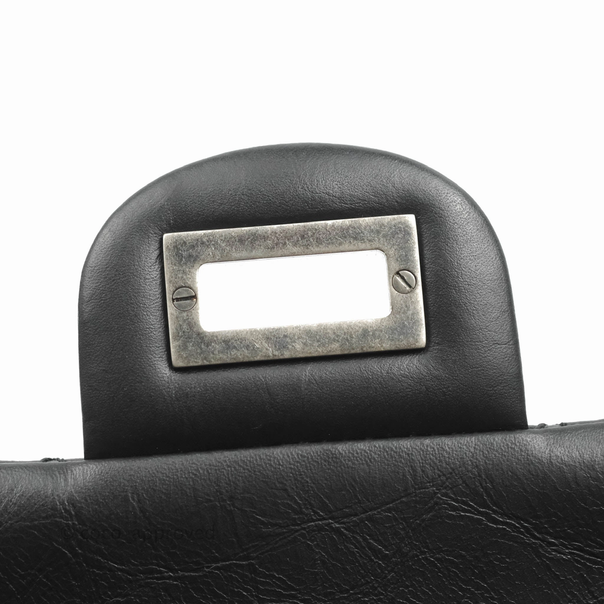 Chanel Reissue 225 Quilted Aged Calfskin Black Ruthenium Hardware