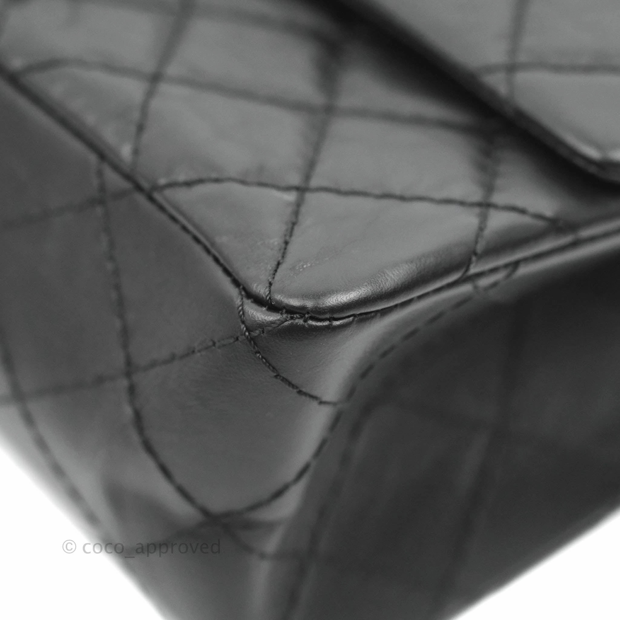 Chanel Reissue 225 Quilted Aged Calfskin Black Ruthenium Hardware