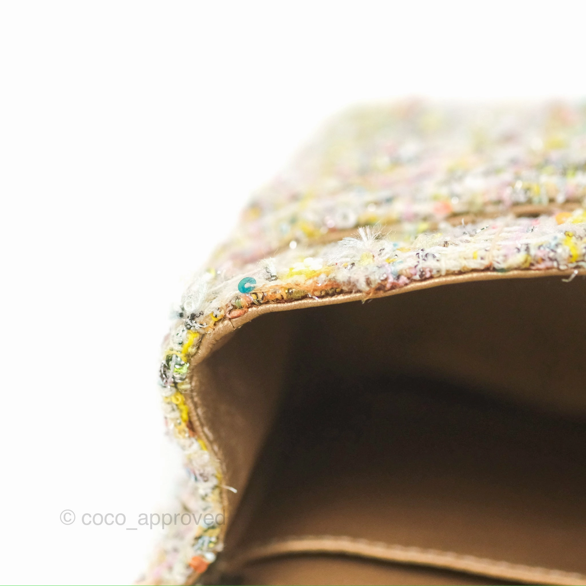 Chanel Reissue 225 Tweed Pastel Garden Party Flap