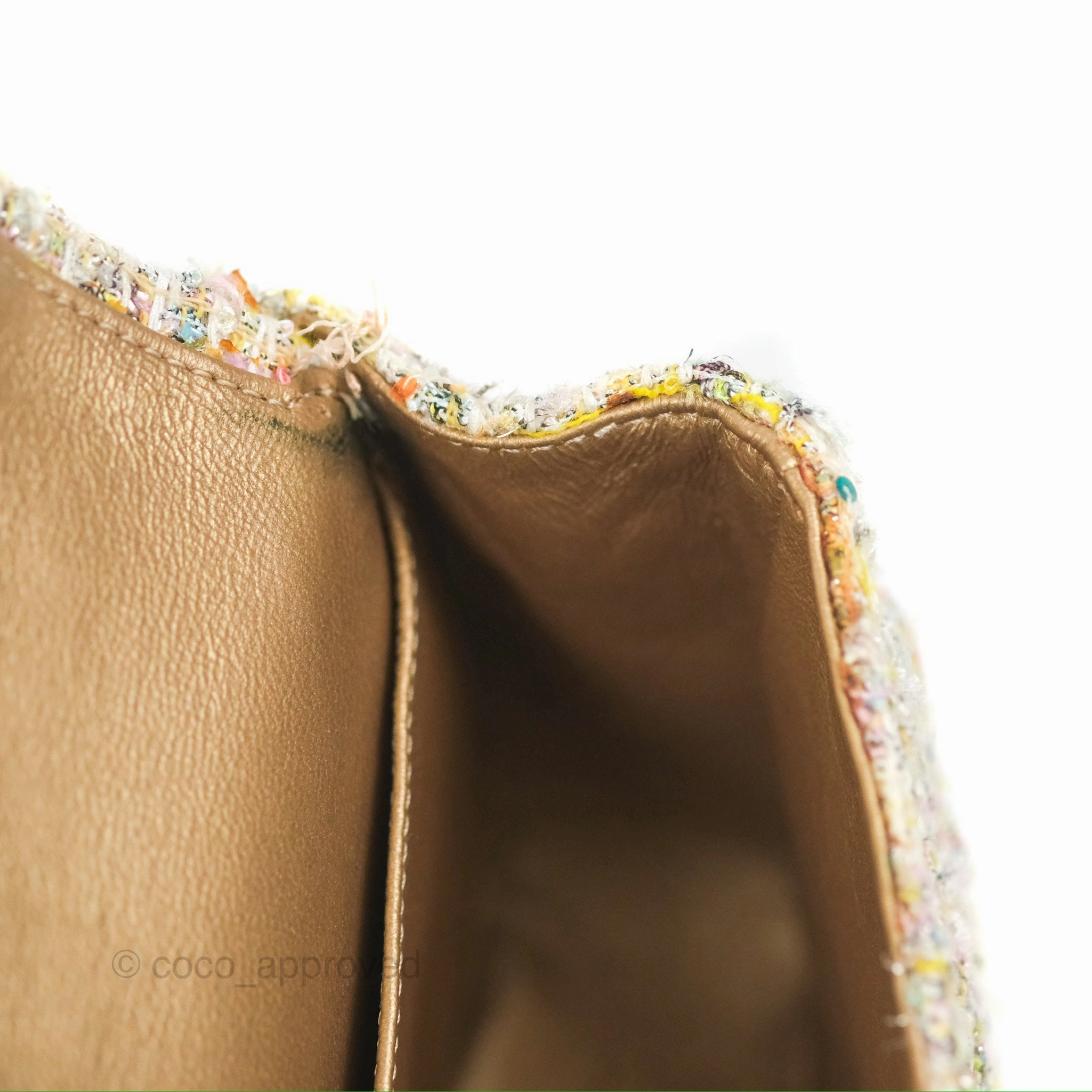 Chanel Reissue 225 Tweed Pastel Garden Party Flap