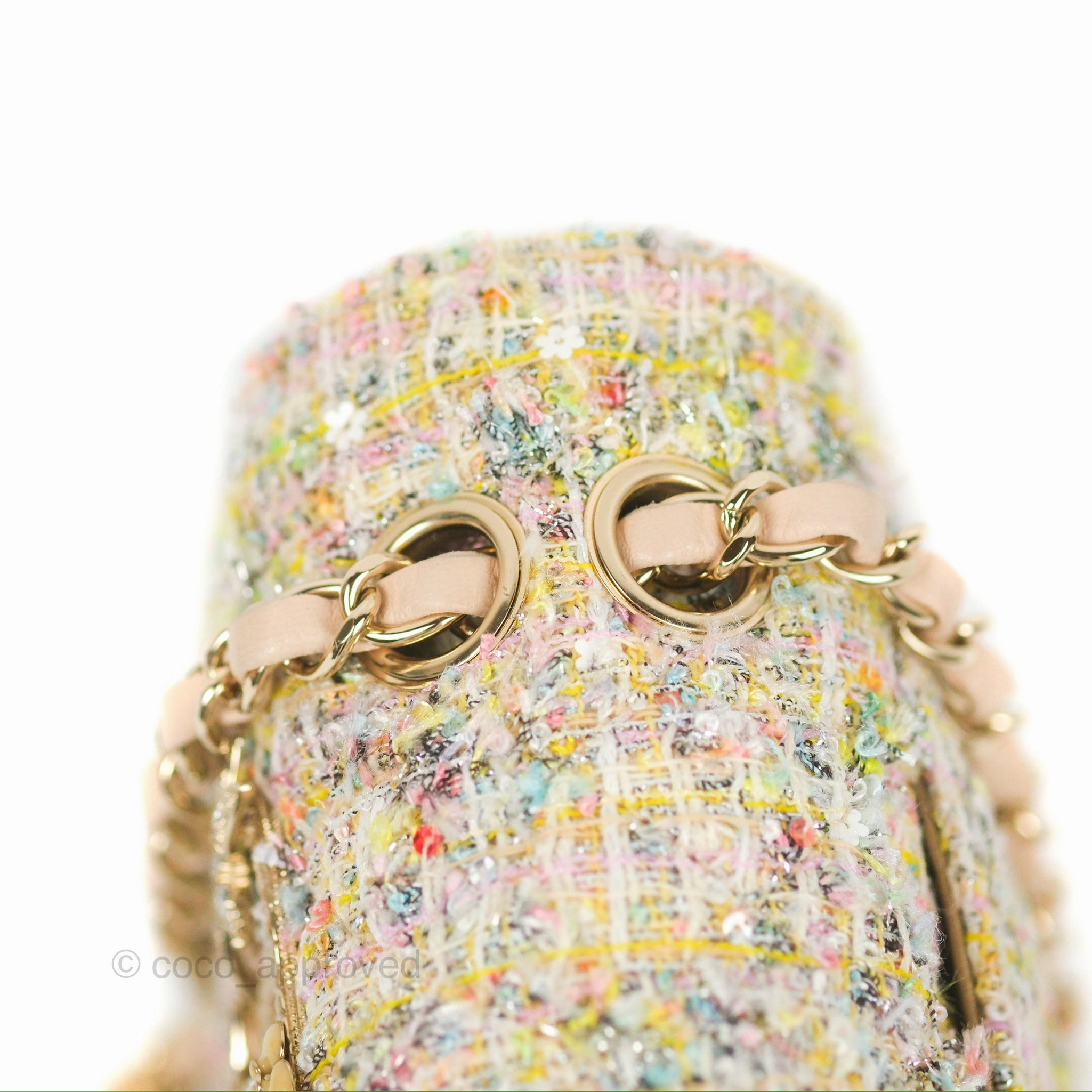 Chanel Reissue 225 Tweed Pastel Garden Party Flap