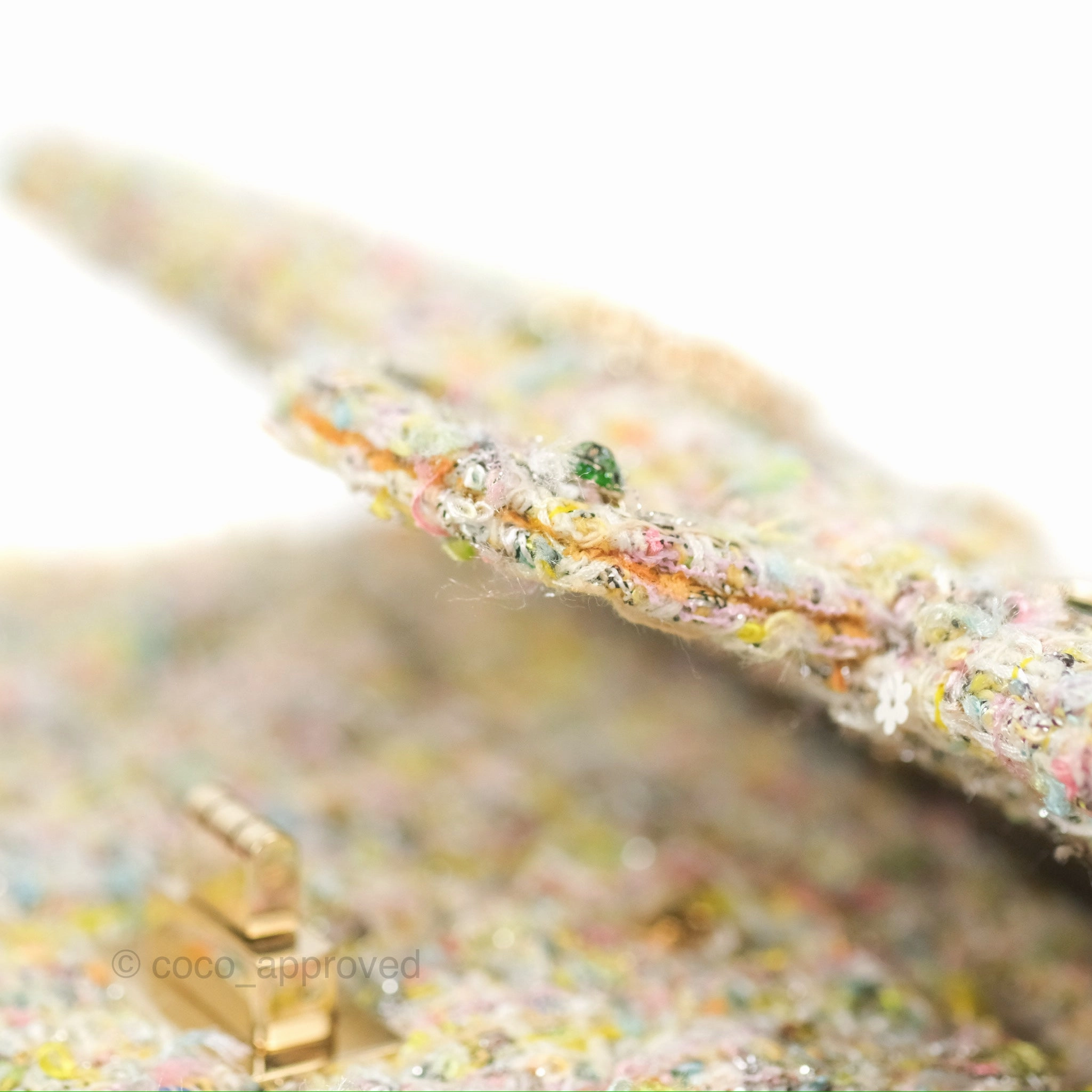 Chanel Reissue 225 Tweed Pastel Garden Party Flap