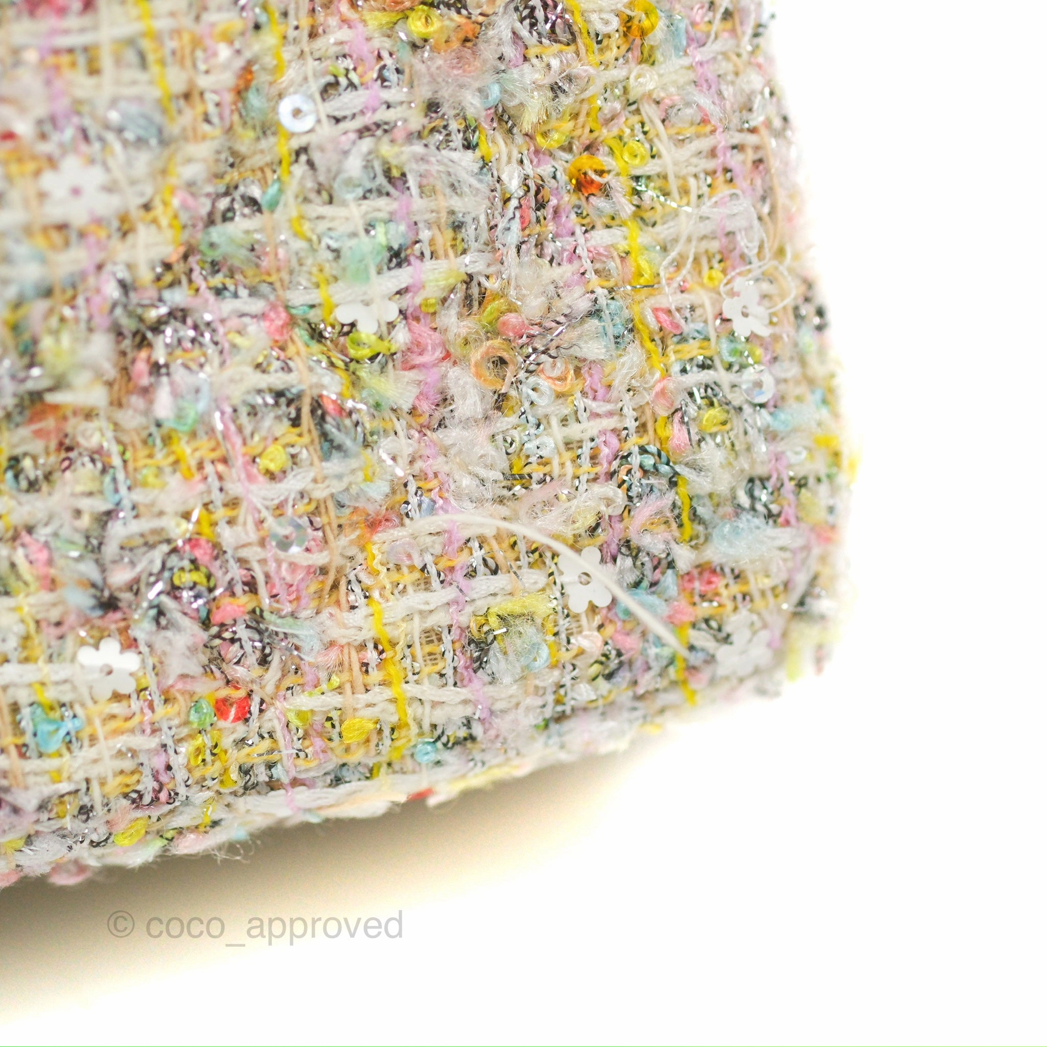 Chanel Reissue 225 Tweed Pastel Garden Party Flap