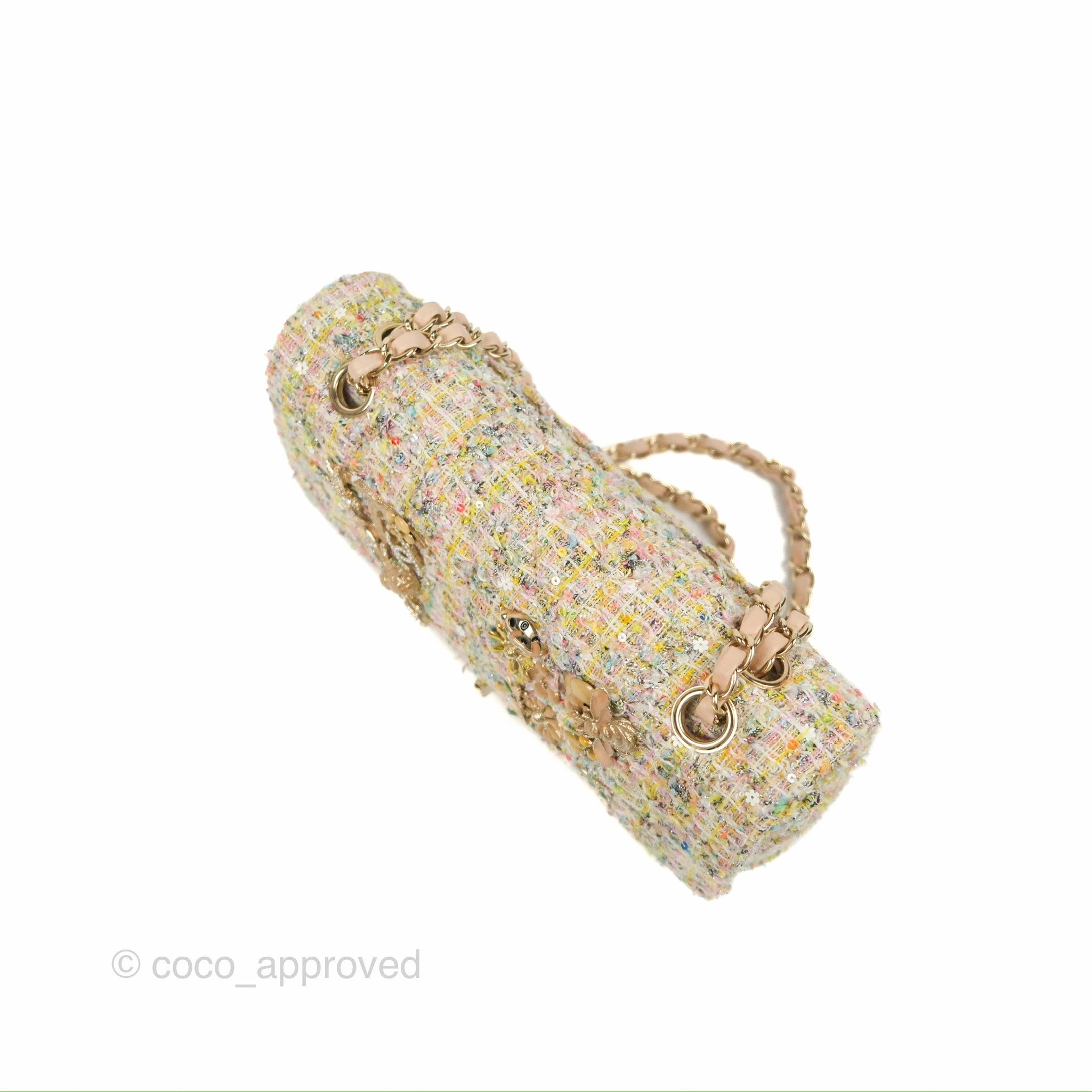Chanel Reissue 225 Tweed Pastel Garden Party Flap