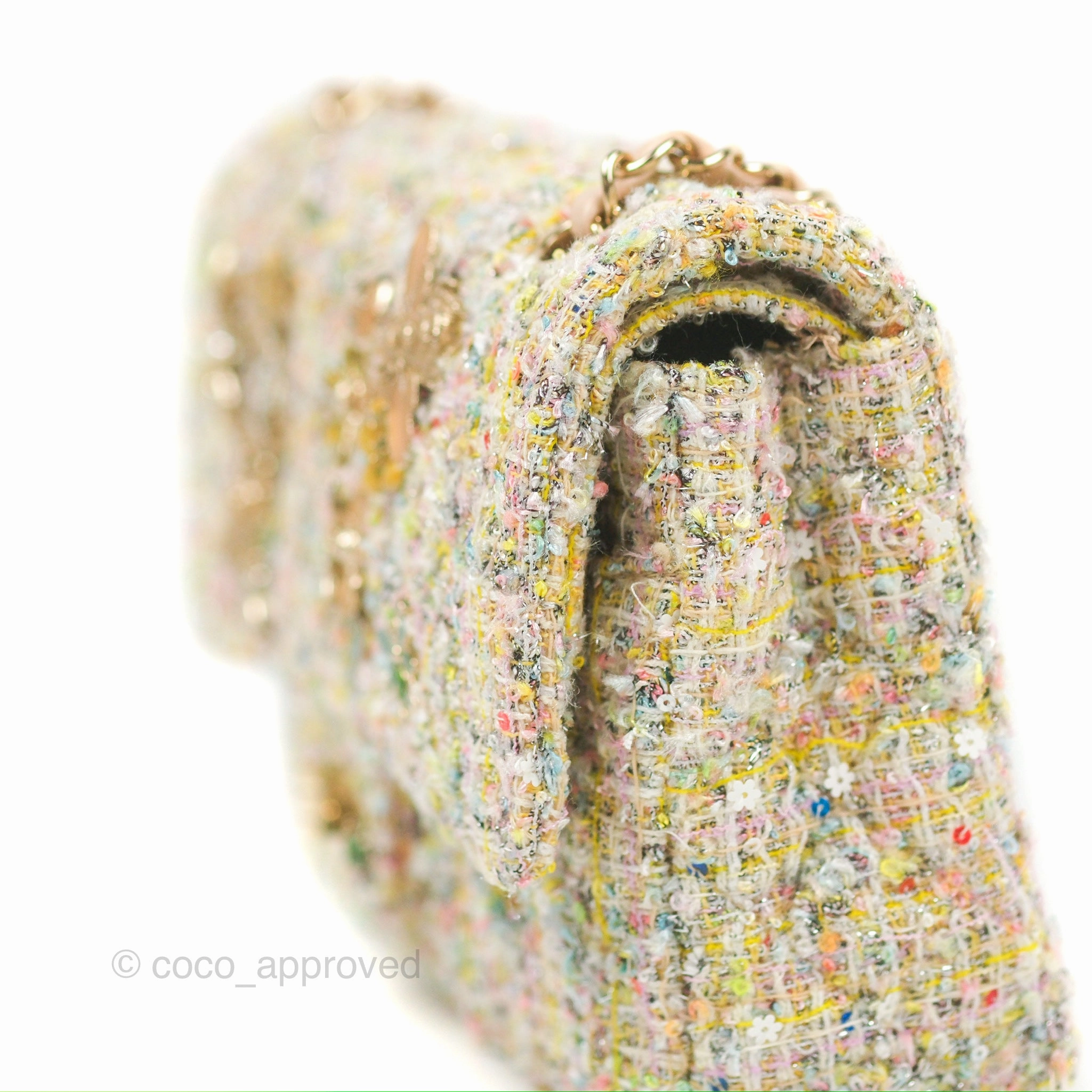 Chanel Reissue 225 Tweed Pastel Garden Party Flap