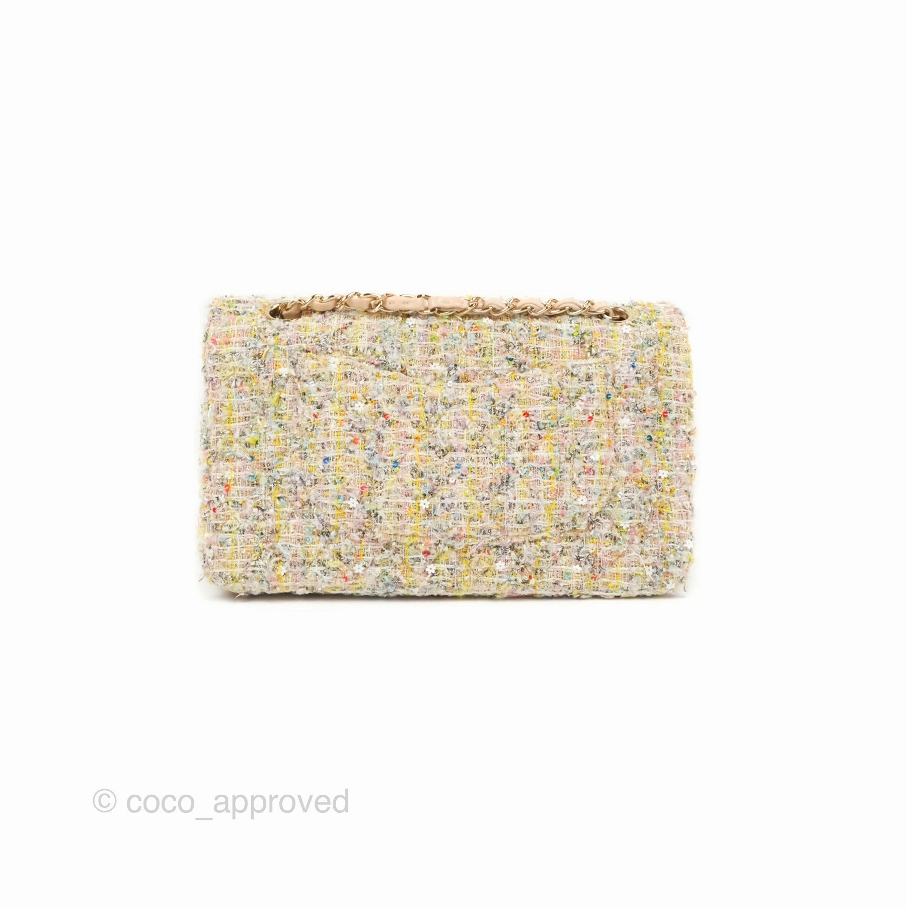 Chanel Reissue 225 Tweed Pastel Garden Party Flap