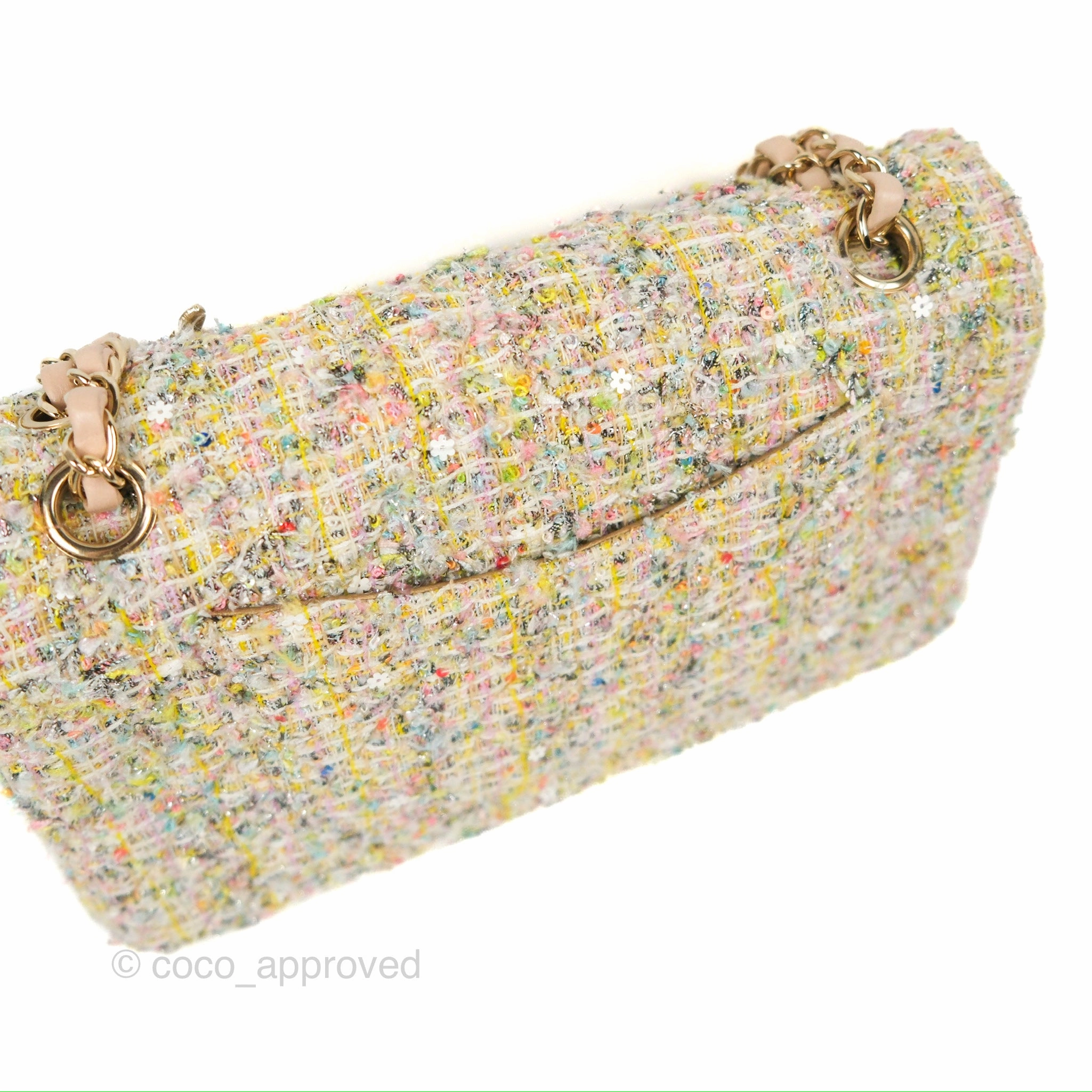 Chanel Reissue 225 Tweed Pastel Garden Party Flap