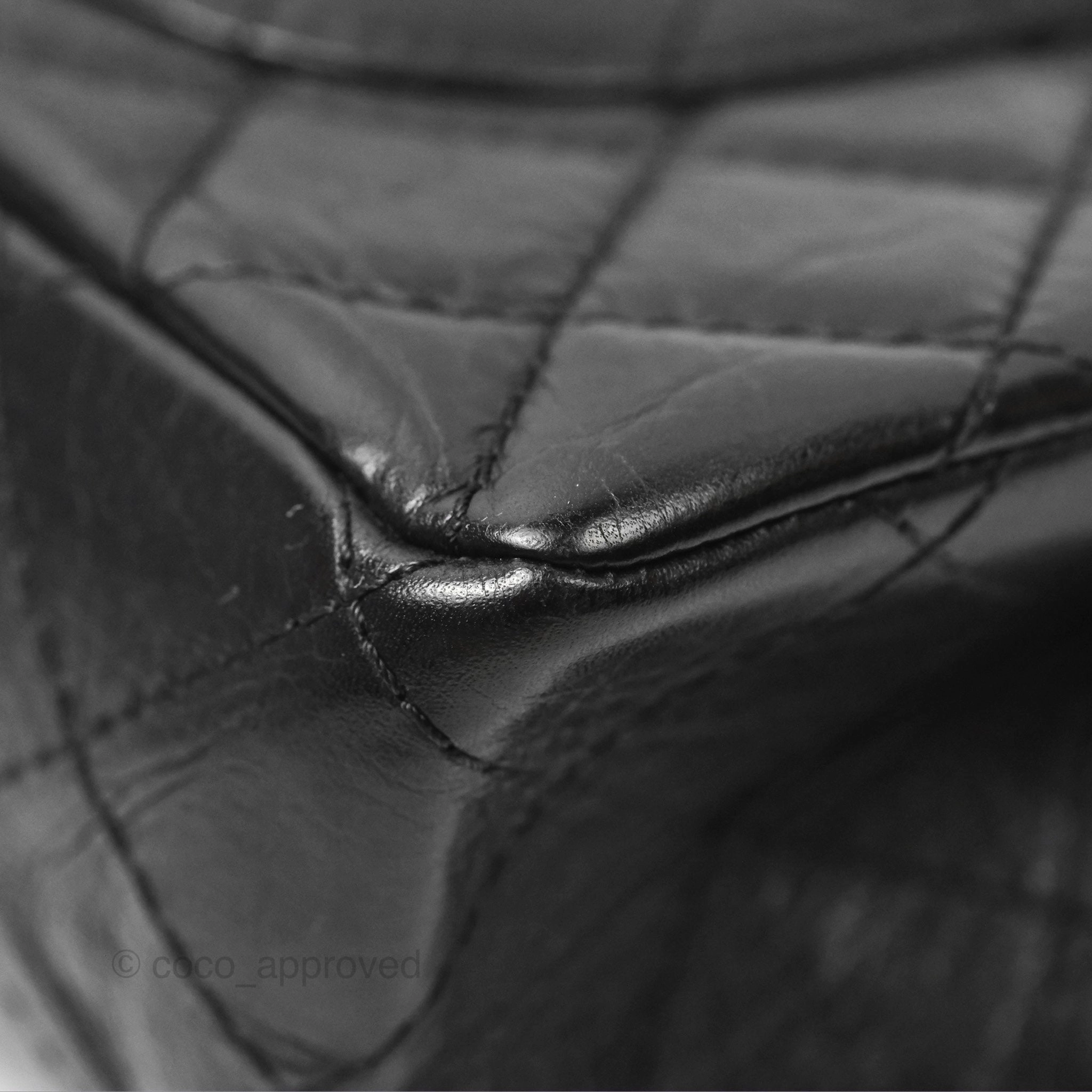 Chanel Reissue 226 Quilted Black Aged Calfskin Aged Gold Hardware