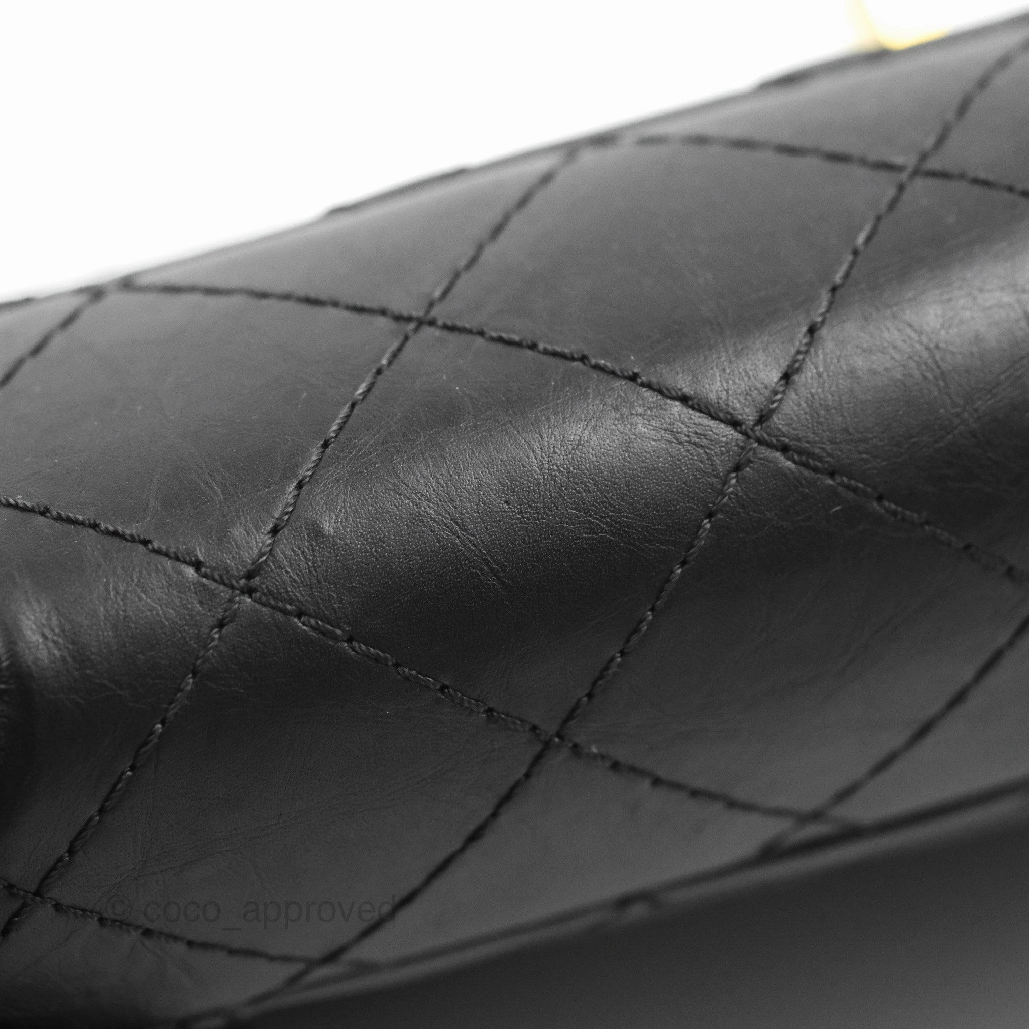 Chanel Reissue 226 Quilted Black Aged Calfskin Aged Gold Hardware