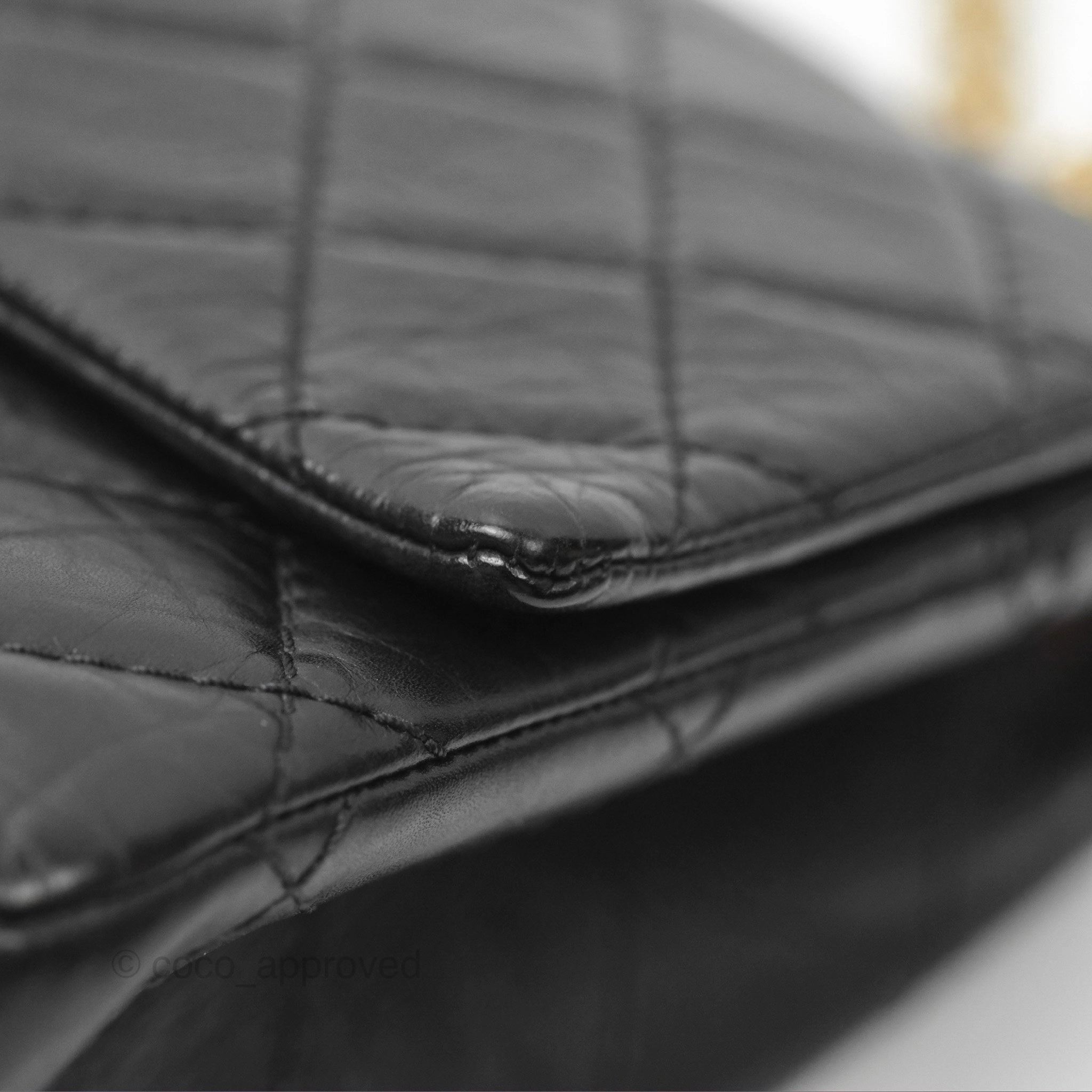 Chanel Reissue 226 Quilted Black Aged Calfskin Aged Gold Hardware