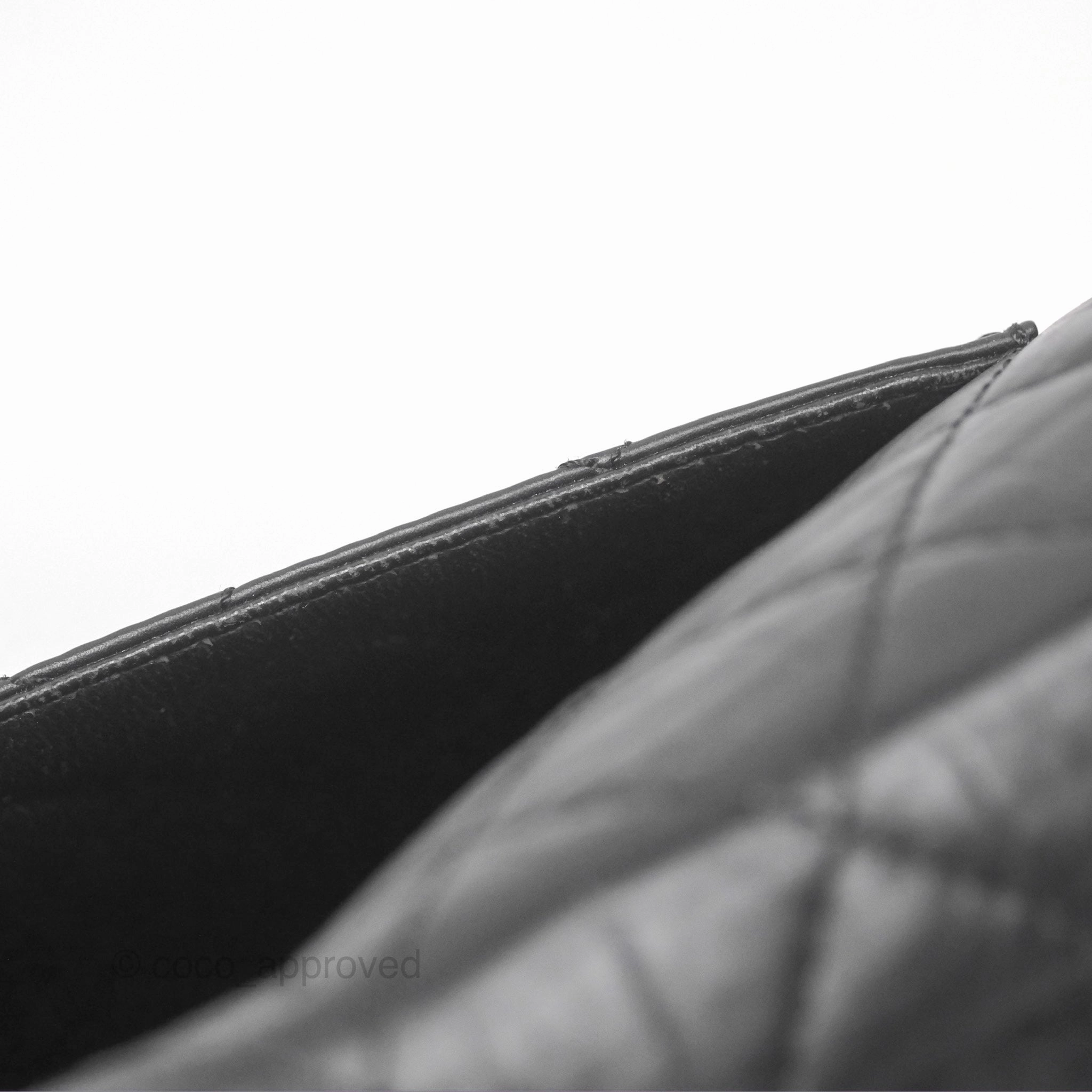 Chanel Reissue 227 Quilted Aged Calfskin Black Gold Hardware