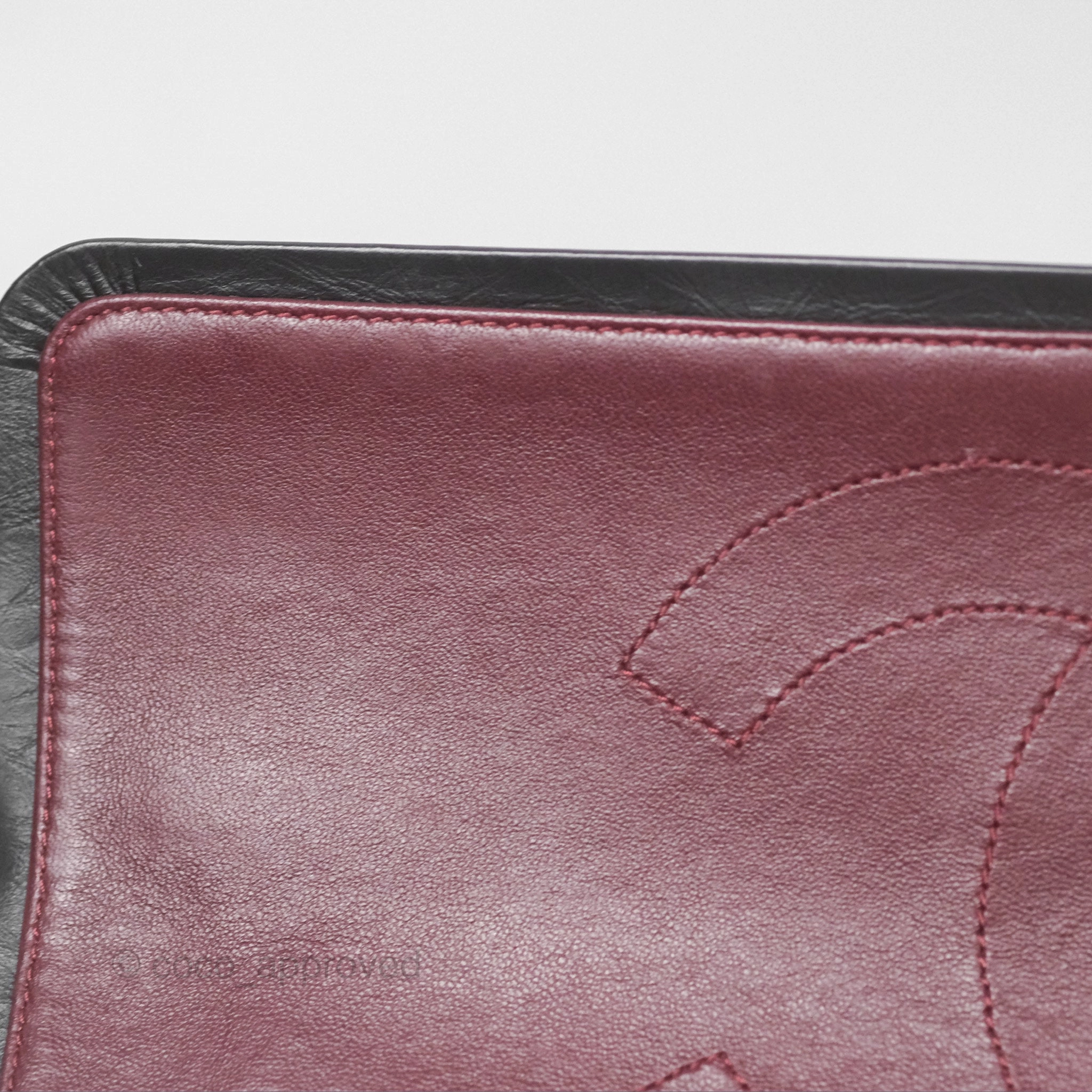 Chanel Reissue 227 Quilted Aged Calfskin Black Gold Hardware