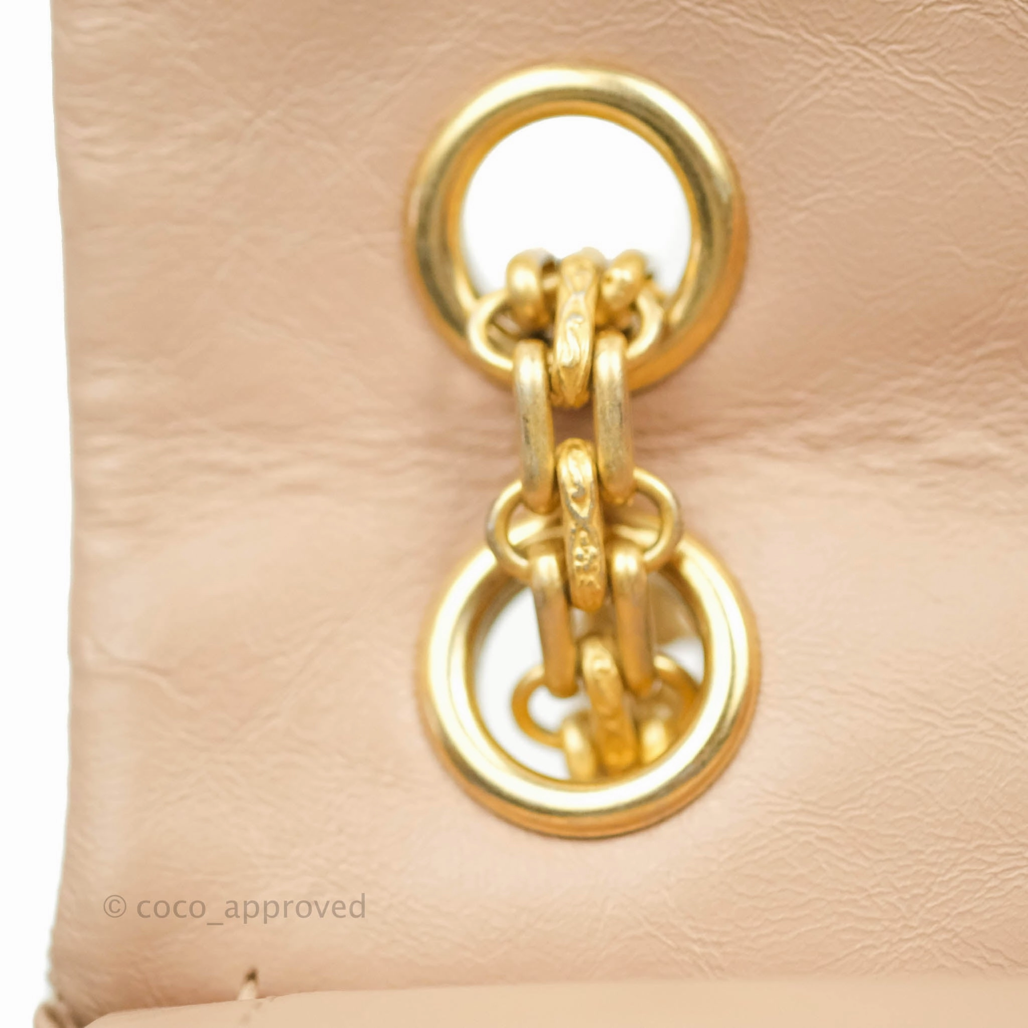 Chanel Reissue Quilted Aged Calfskin Beige Gold Hardware 226