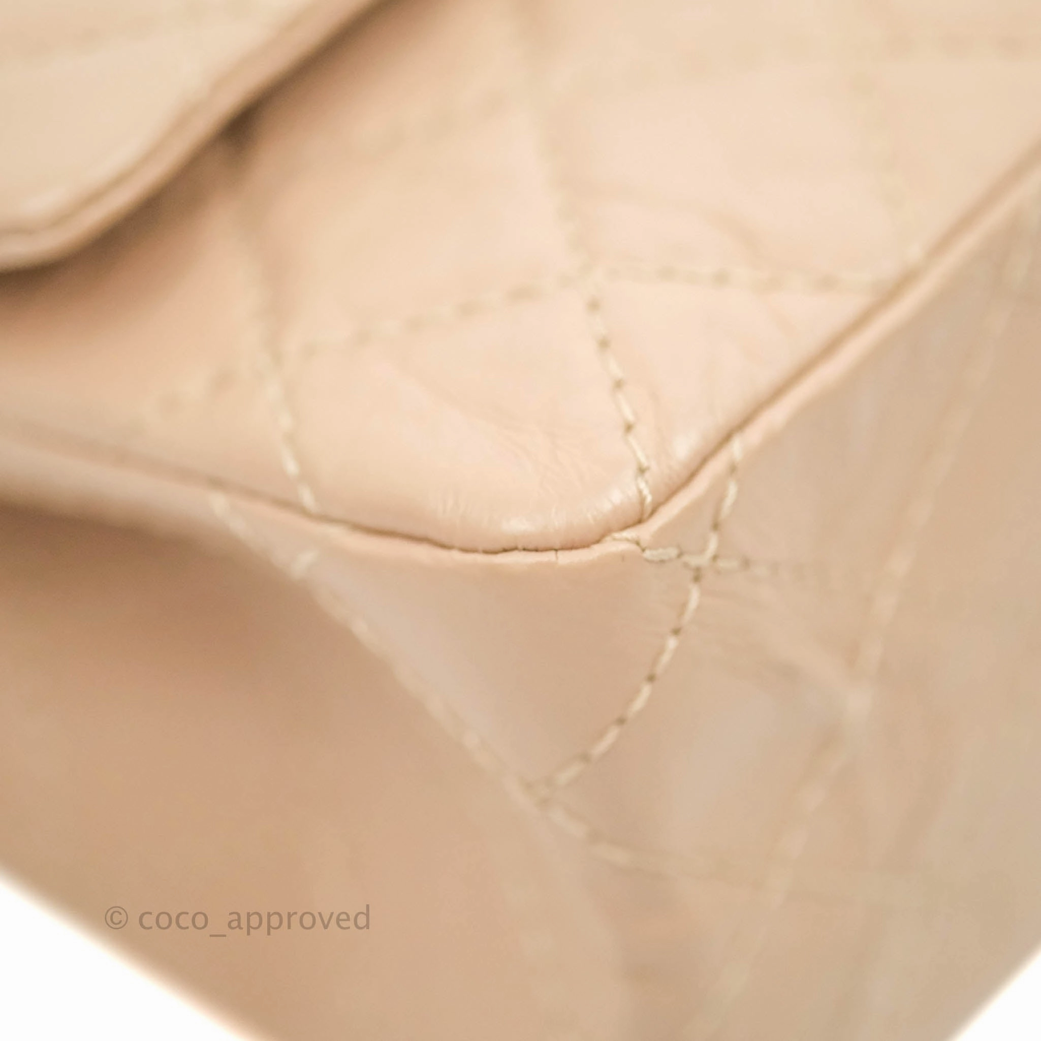 Chanel Reissue Quilted Aged Calfskin Beige Gold Hardware 226
