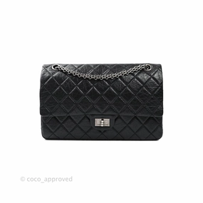 Chanel Reissue Quilted Aged Calfskin Black Ruthenium Hardware 226