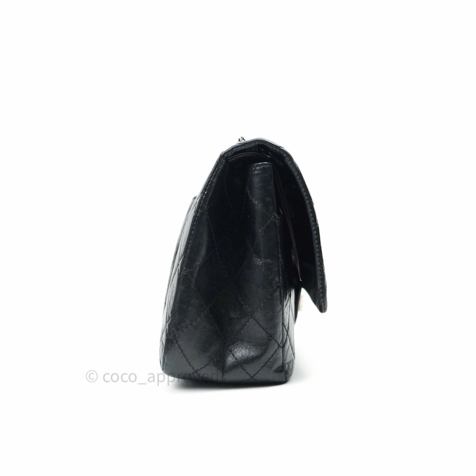 Chanel Reissue Quilted Aged Calfskin Black Ruthenium Hardware 227