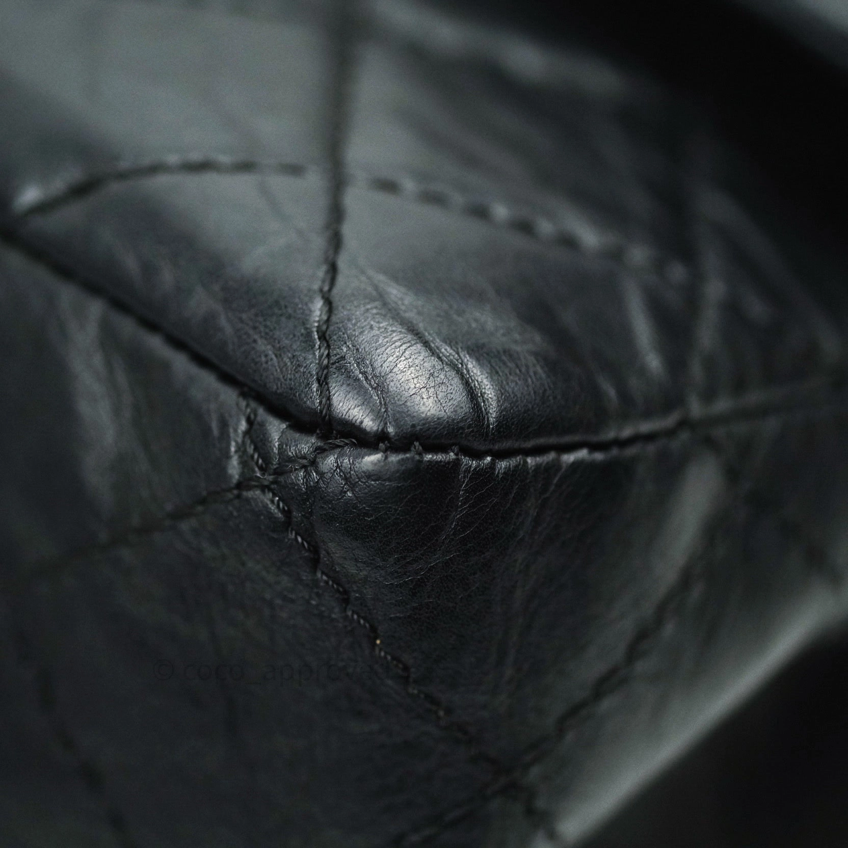 Chanel Reissue Quilted Aged Calfskin Black Ruthenium Hardware 227