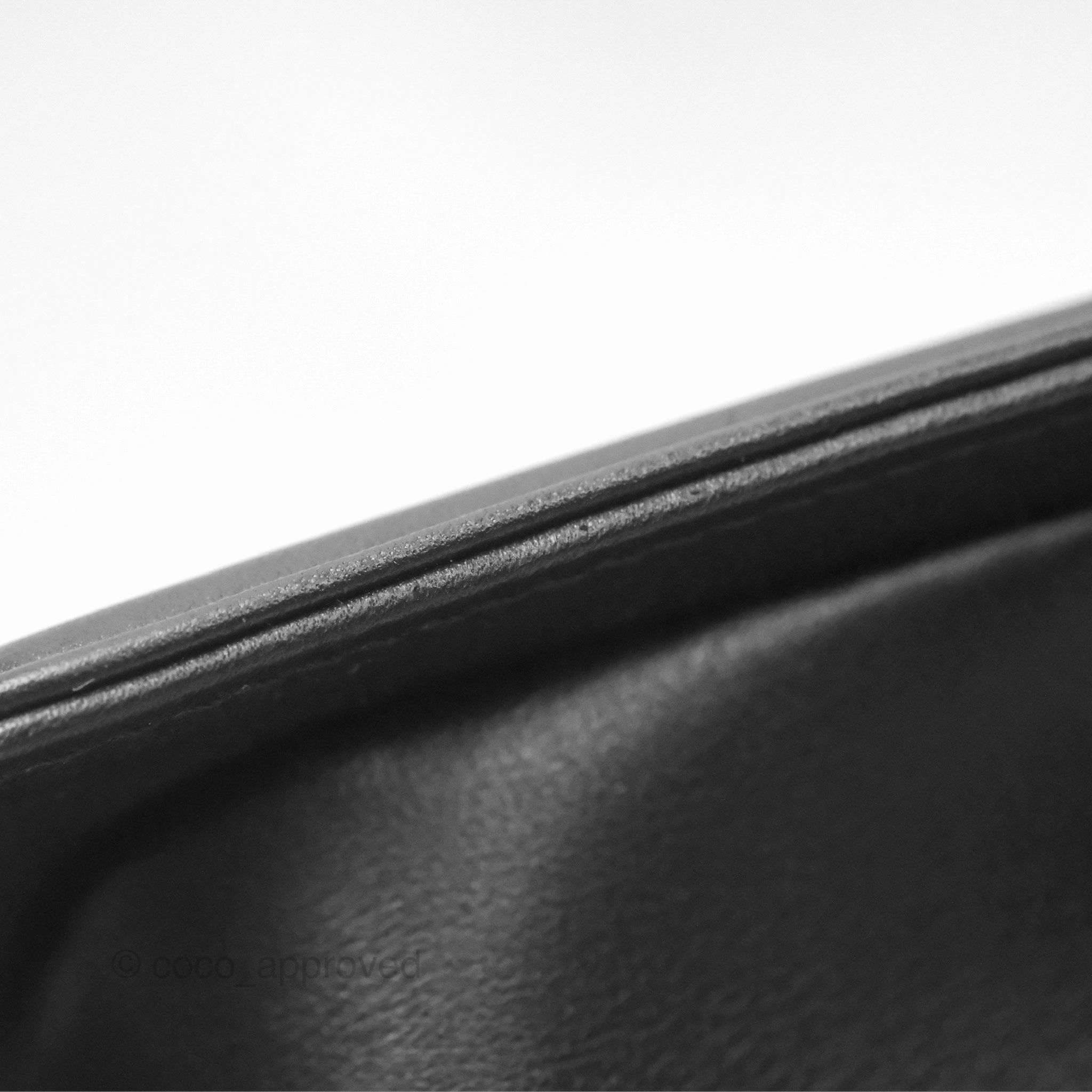 Chanel Small Boy Black Calfskin Aged Gold Hardware