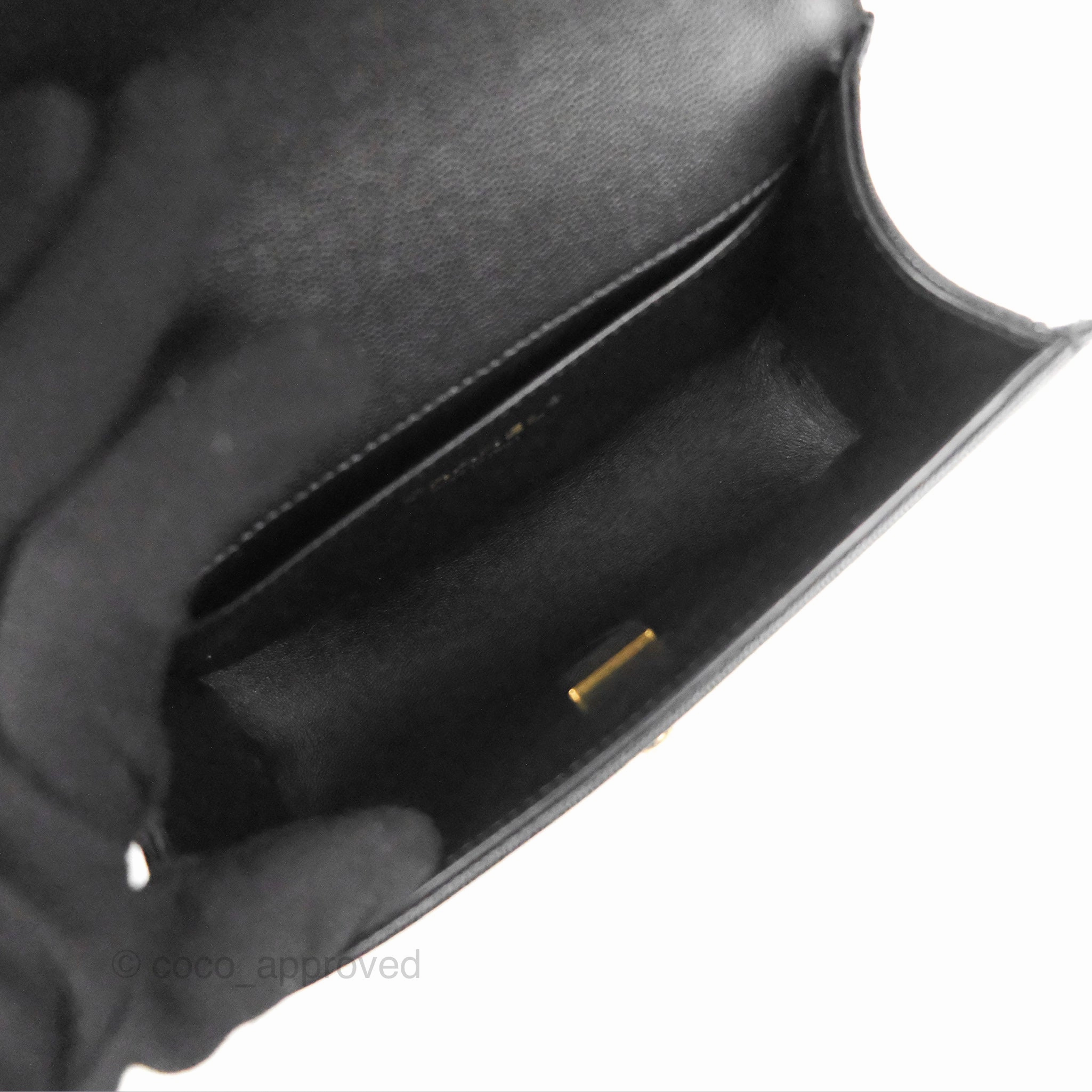 Chanel Small Boy Black Caviar Gold Hardware