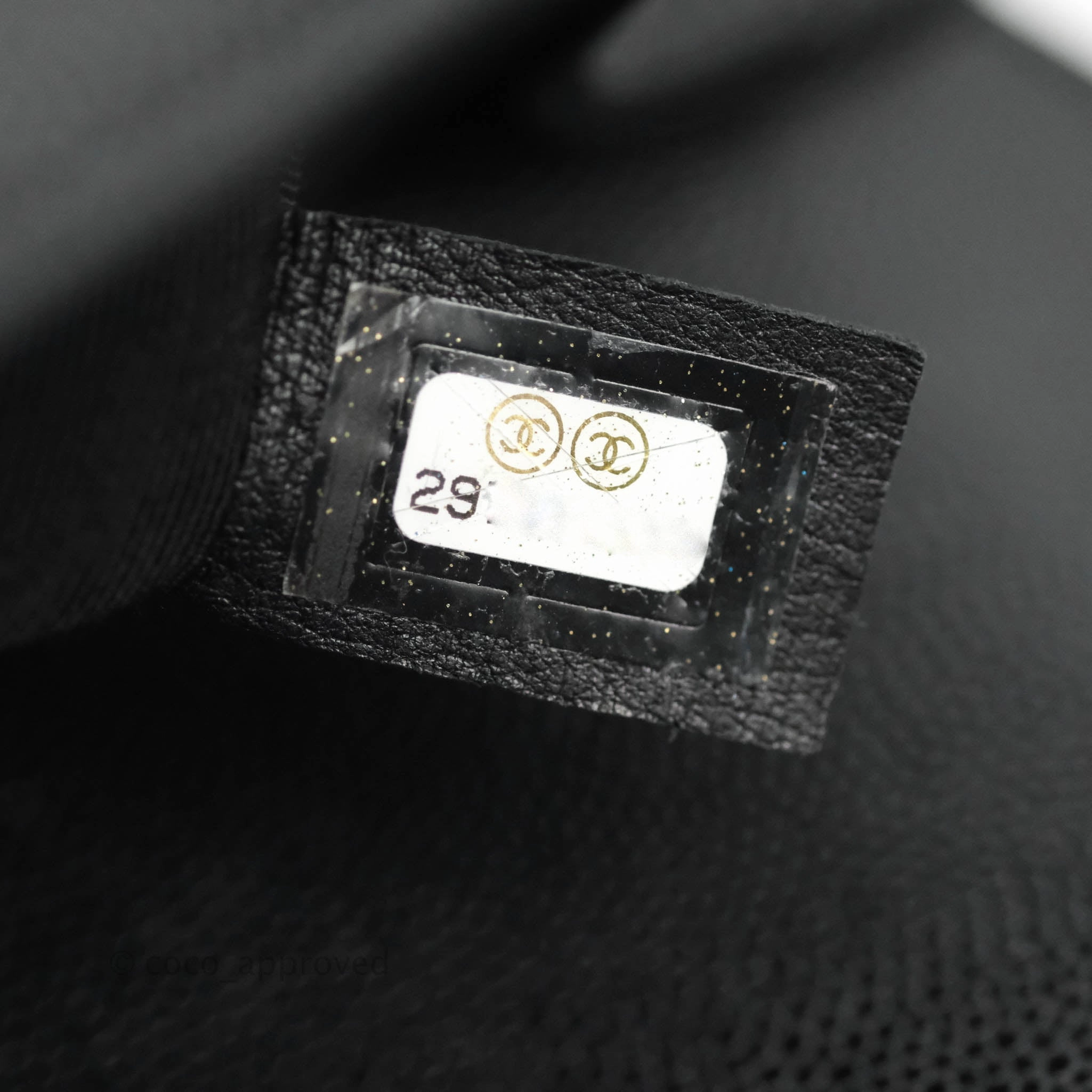 Chanel Small Boy Black Caviar Ruthenium Hardware