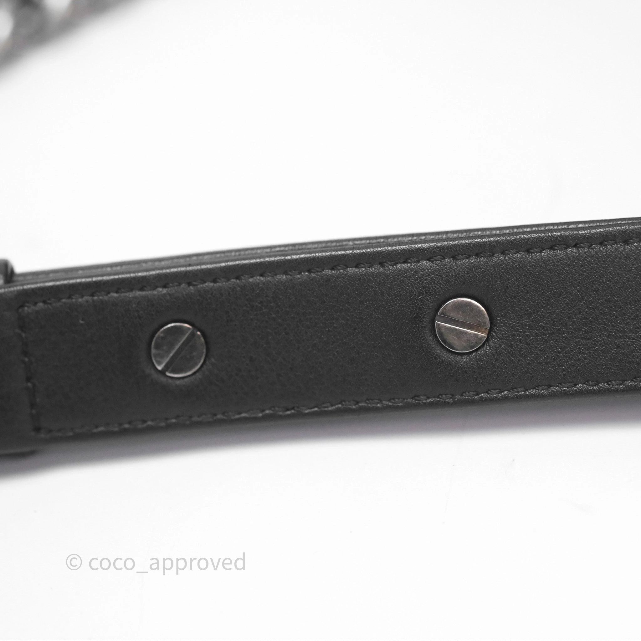 Chanel Small Boy Black Lambskin Ruthenium Hardware