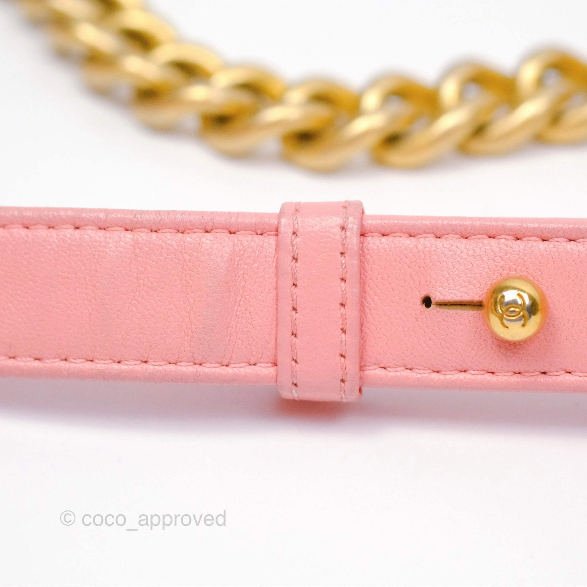 Chanel Small Boy Chevron Fabric Braided Pink Aged Gold Hardware