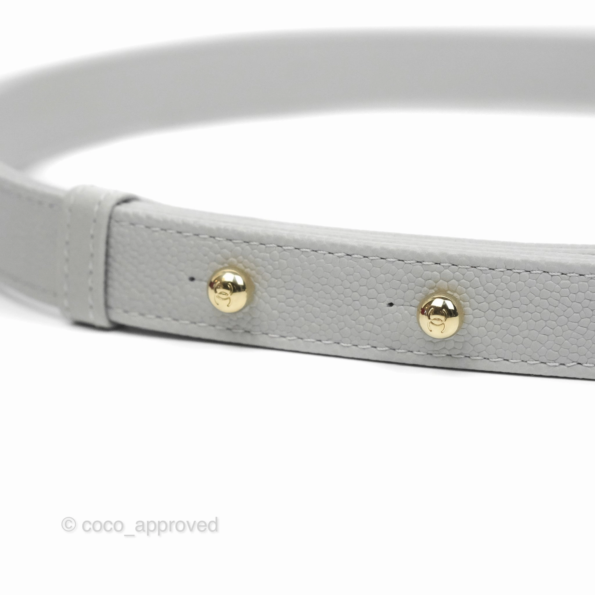 Chanel Small Boy Grey Caviar Gold Hardware