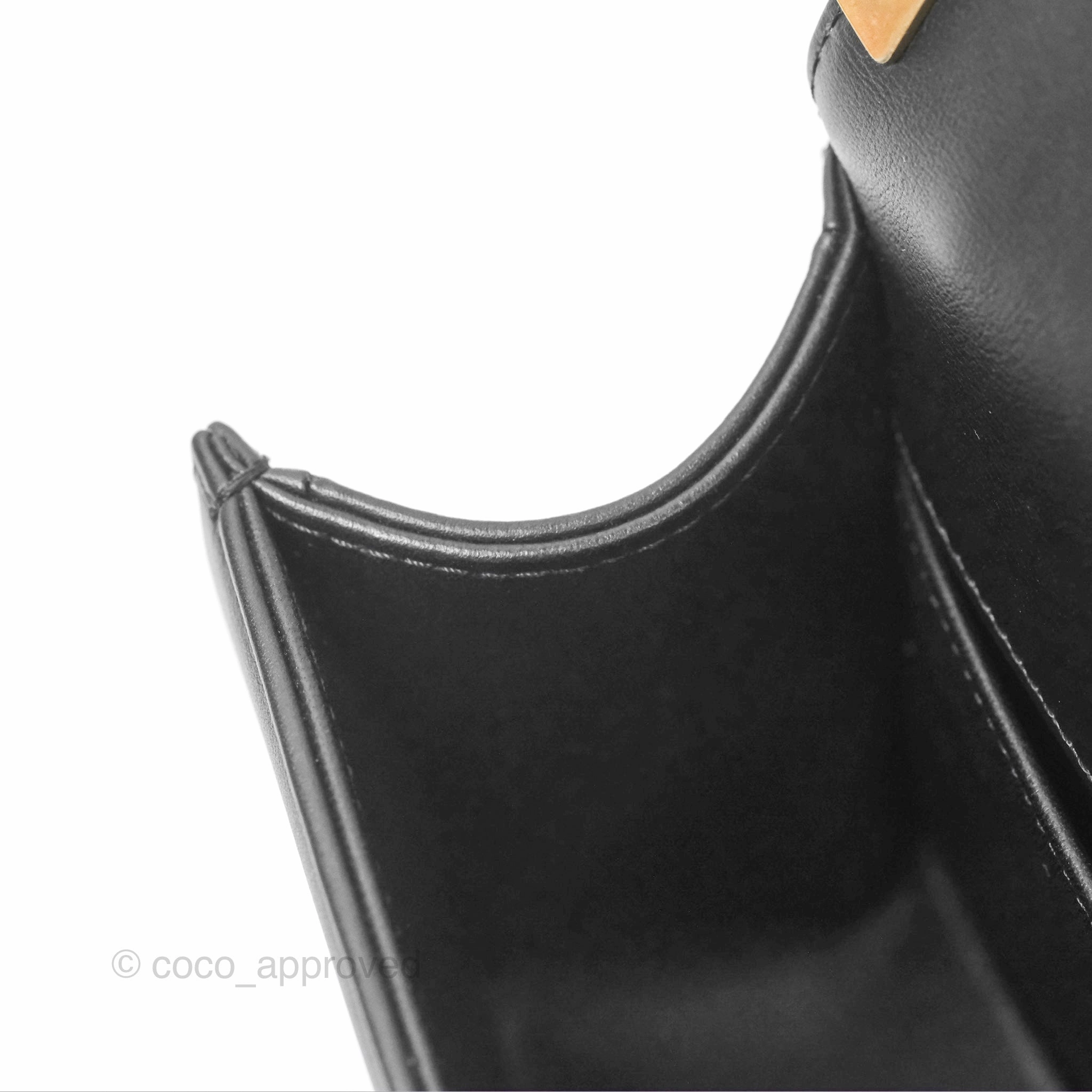 Chanel Small Boy Quilted Black Calfskin Aged Gold Hardware
