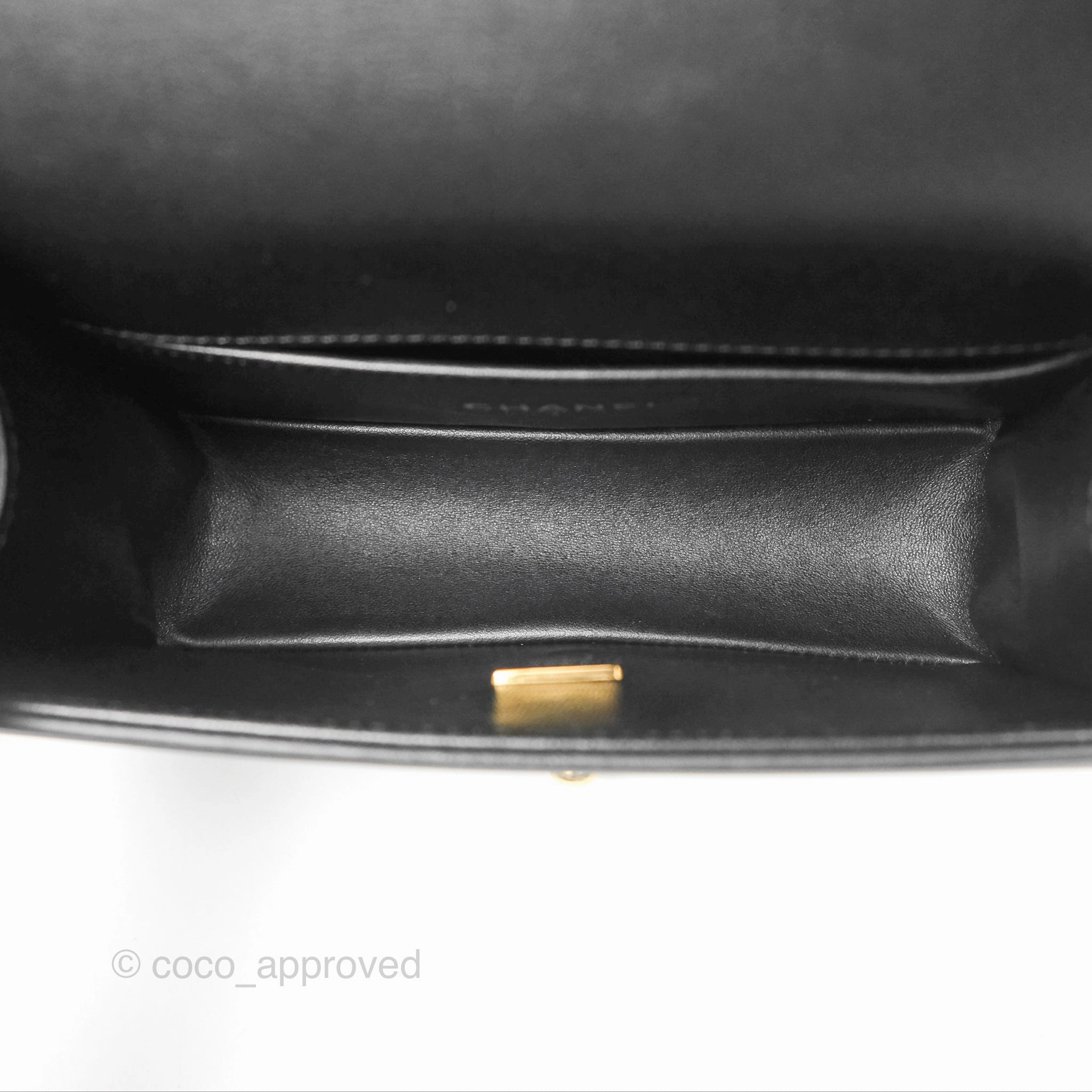 Chanel Small Boy Quilted Black Calfskin Aged Gold Hardware