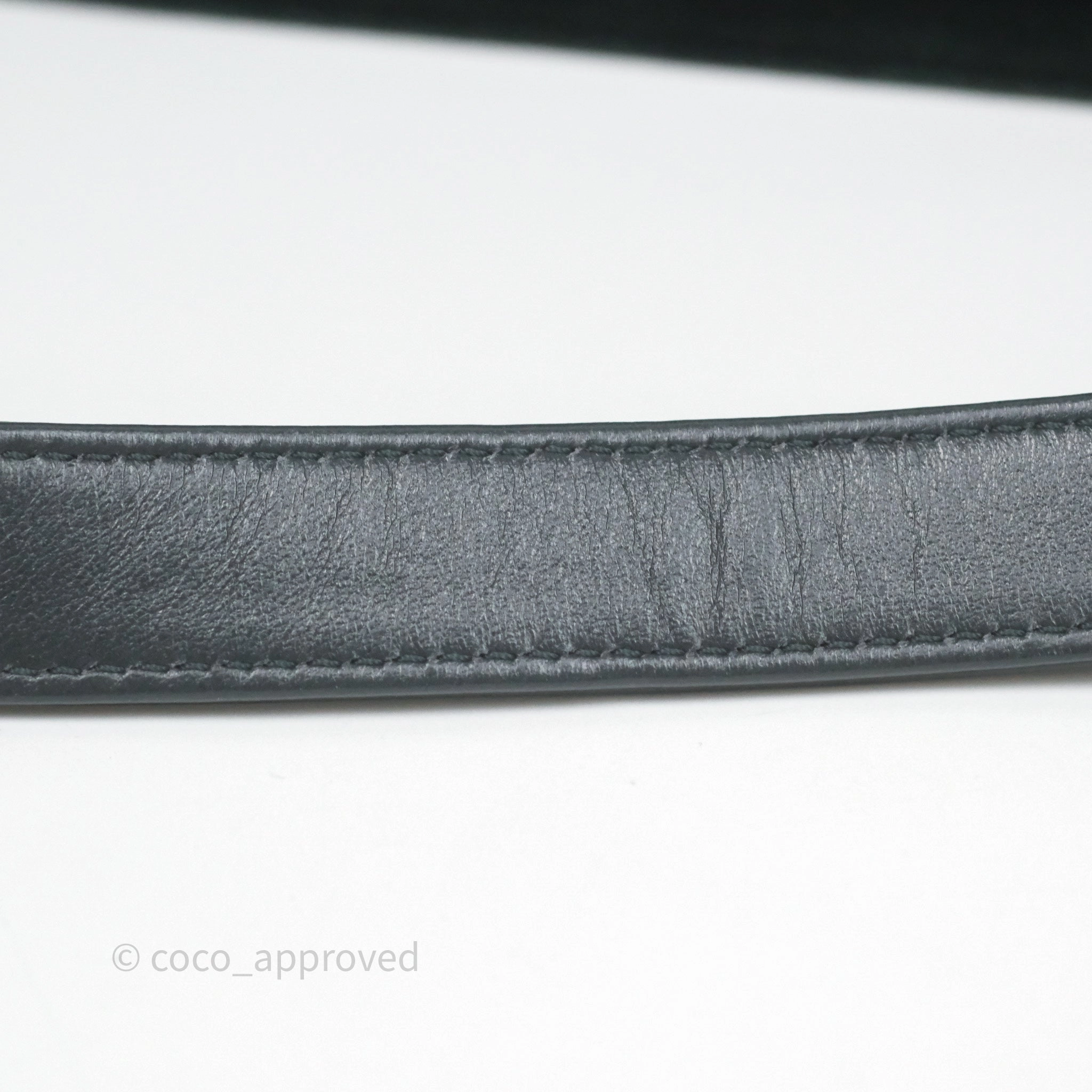 Chanel Small Boy Quilted Dark Green Velvet Ruthenium Hardware