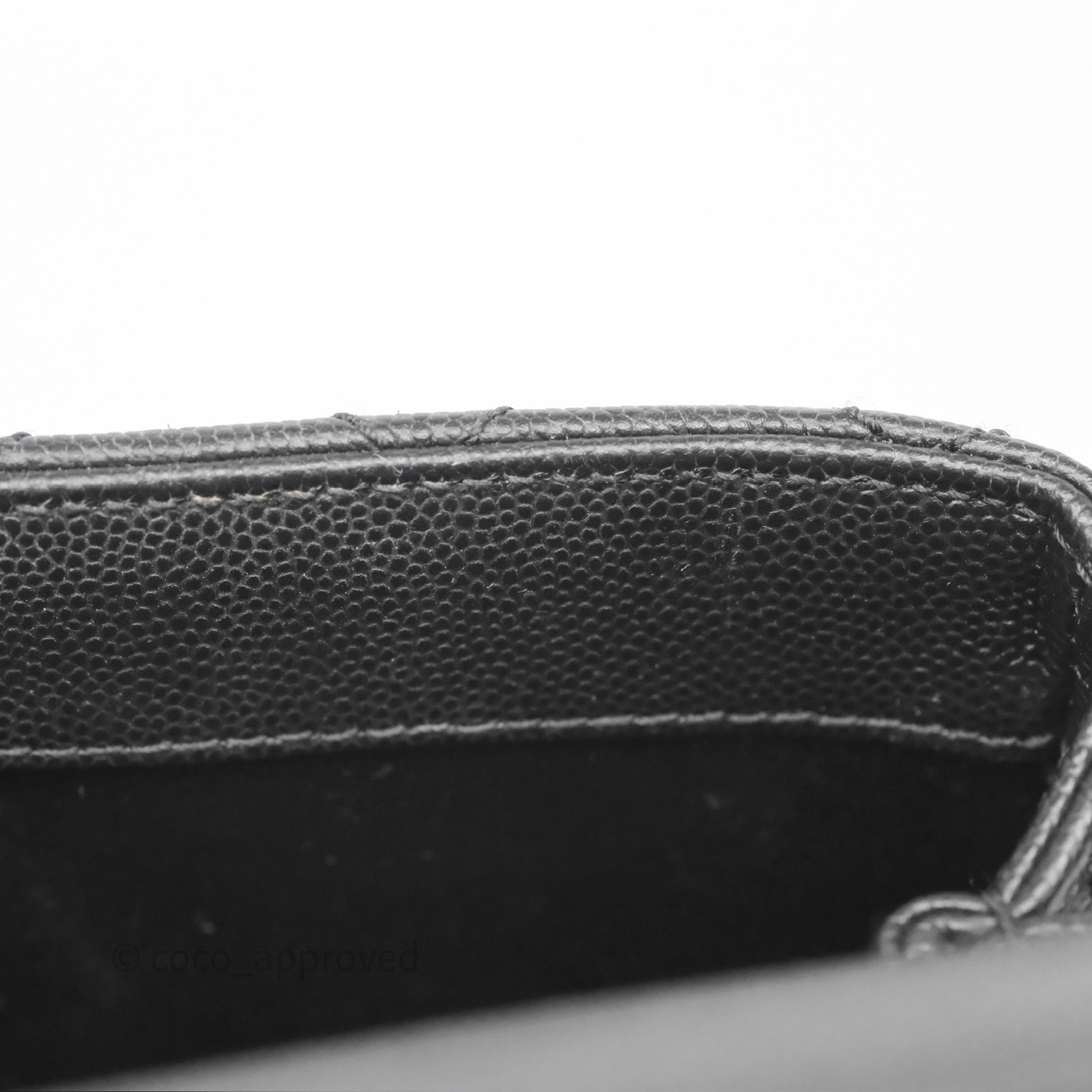 Chanel Small Coco Handle Black Caviar Gold Hardware Lizard Embossed Handle