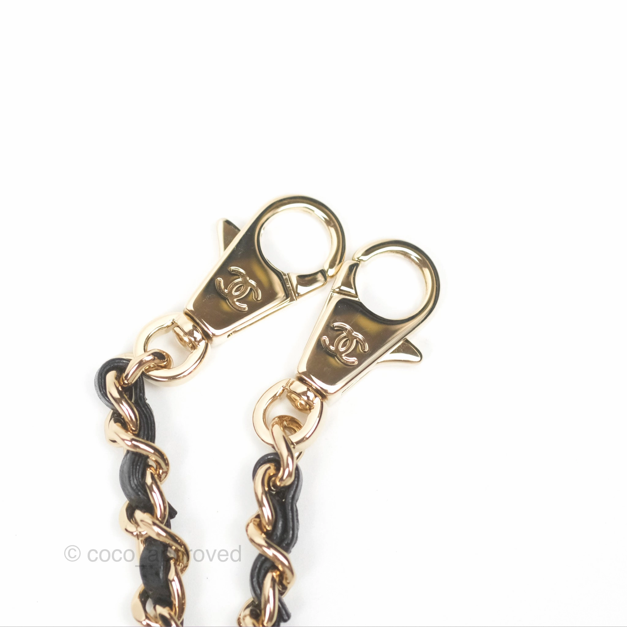 Chanel Small Coco Handle Quilted Black Caviar Gold Hardware