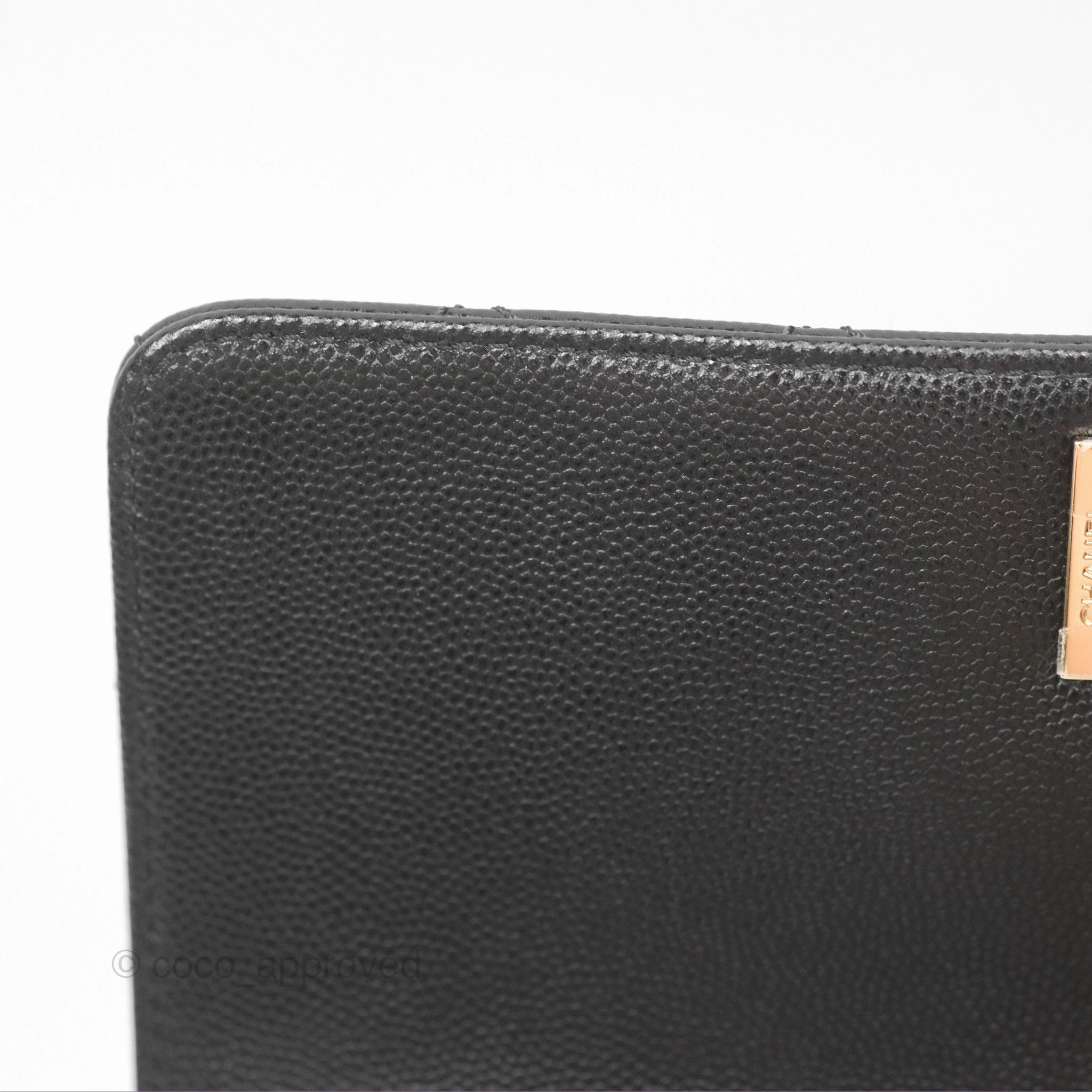 Chanel Small Coco Handle Quilted Black Caviar Gold Hardware