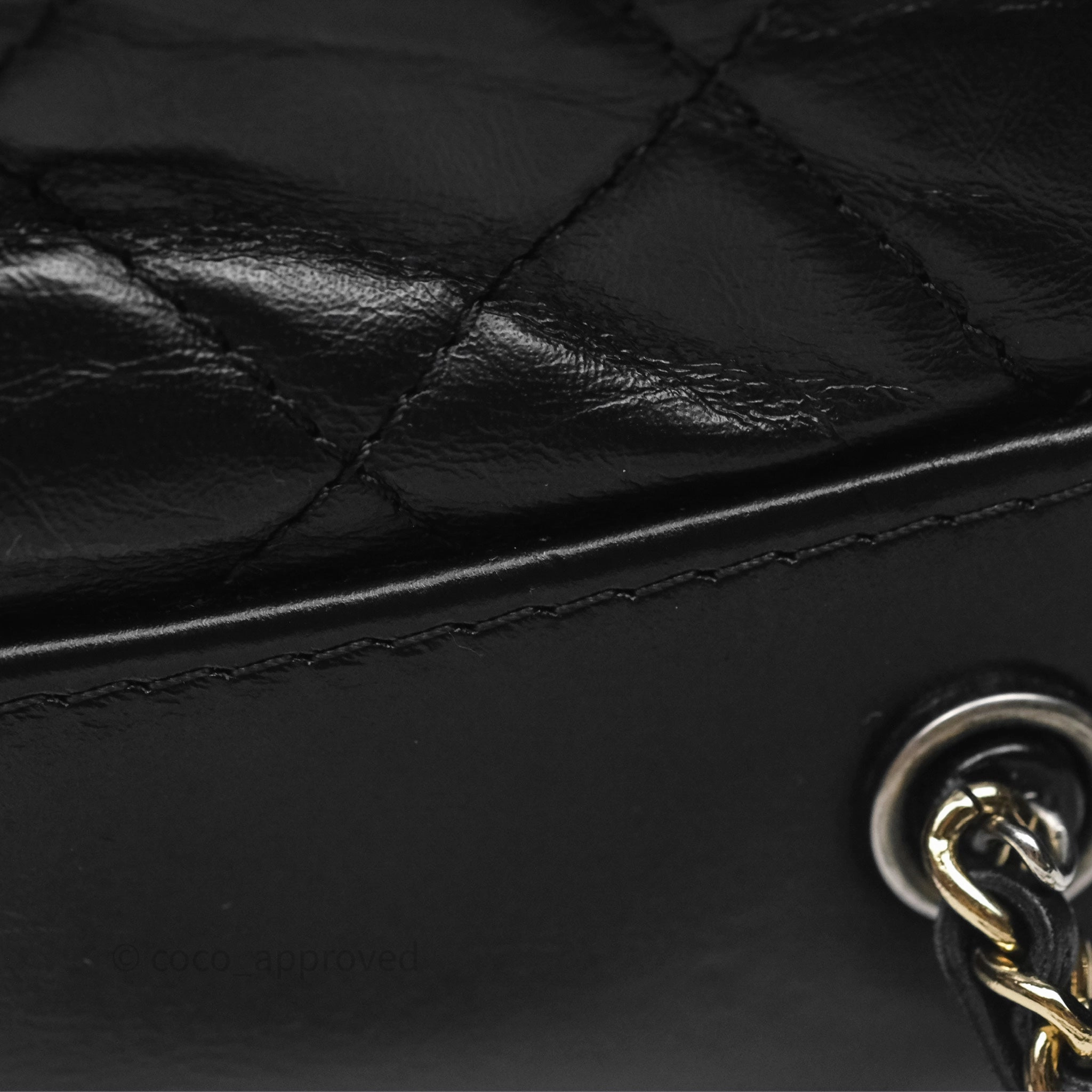 Chanel Small Gabrielle Backpack Black Aged Calfskin